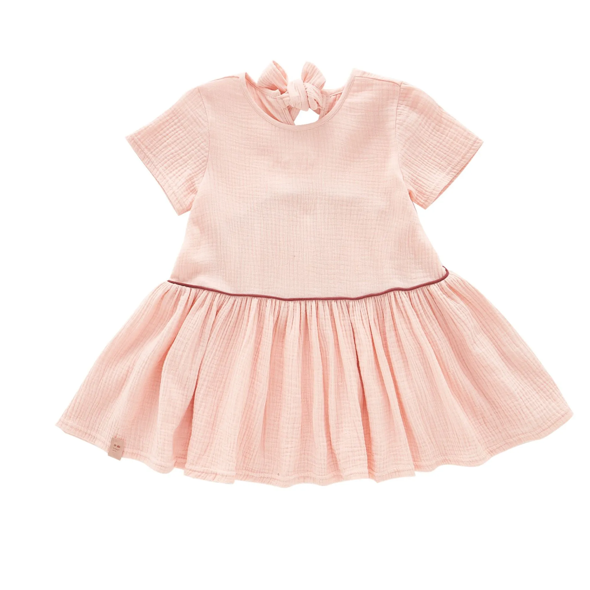 Girls Hi-Low Drop Waist Dress