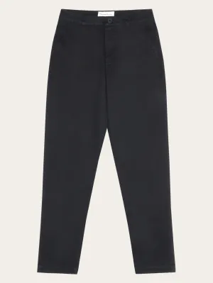IRIS mom mid-rise twill chino - GOTS/Vegan - Black Jet Knowledge Cotton