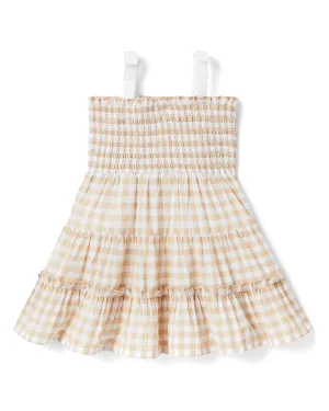 Janie and Jack The Gingham Smocked Sundress
