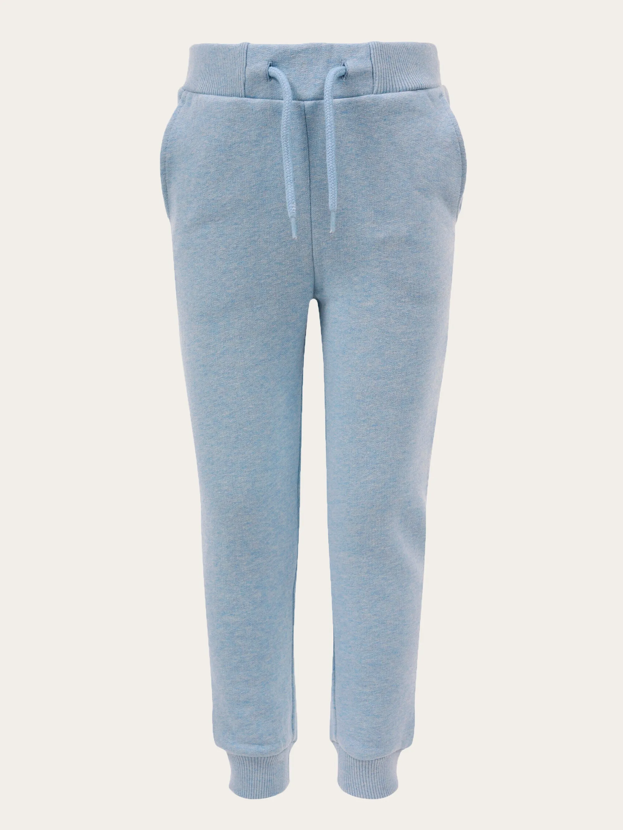 Jog pant - Sky way melange Knowledge Cotton