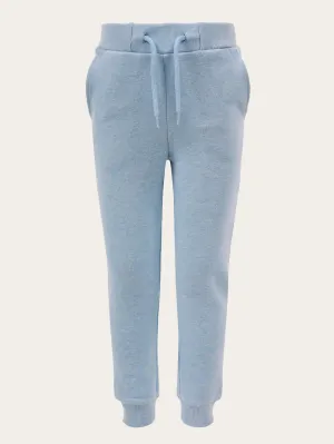 Jog pant - Sky way melange Knowledge Cotton