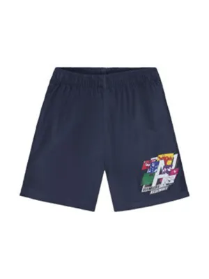 Kids Boy Graphic Printed Swim Short,Navy