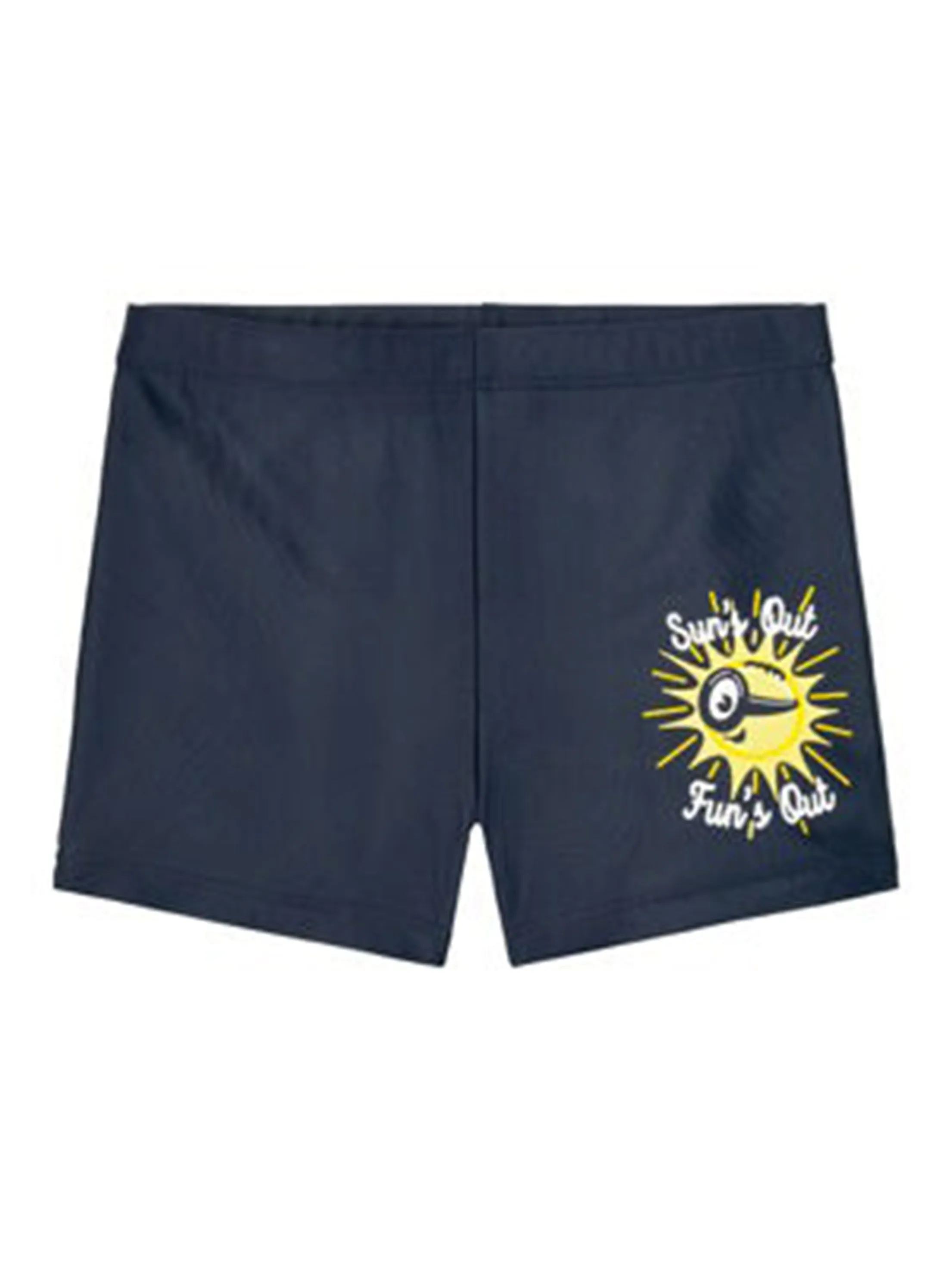Kids Boy's printed Swim Short,Black