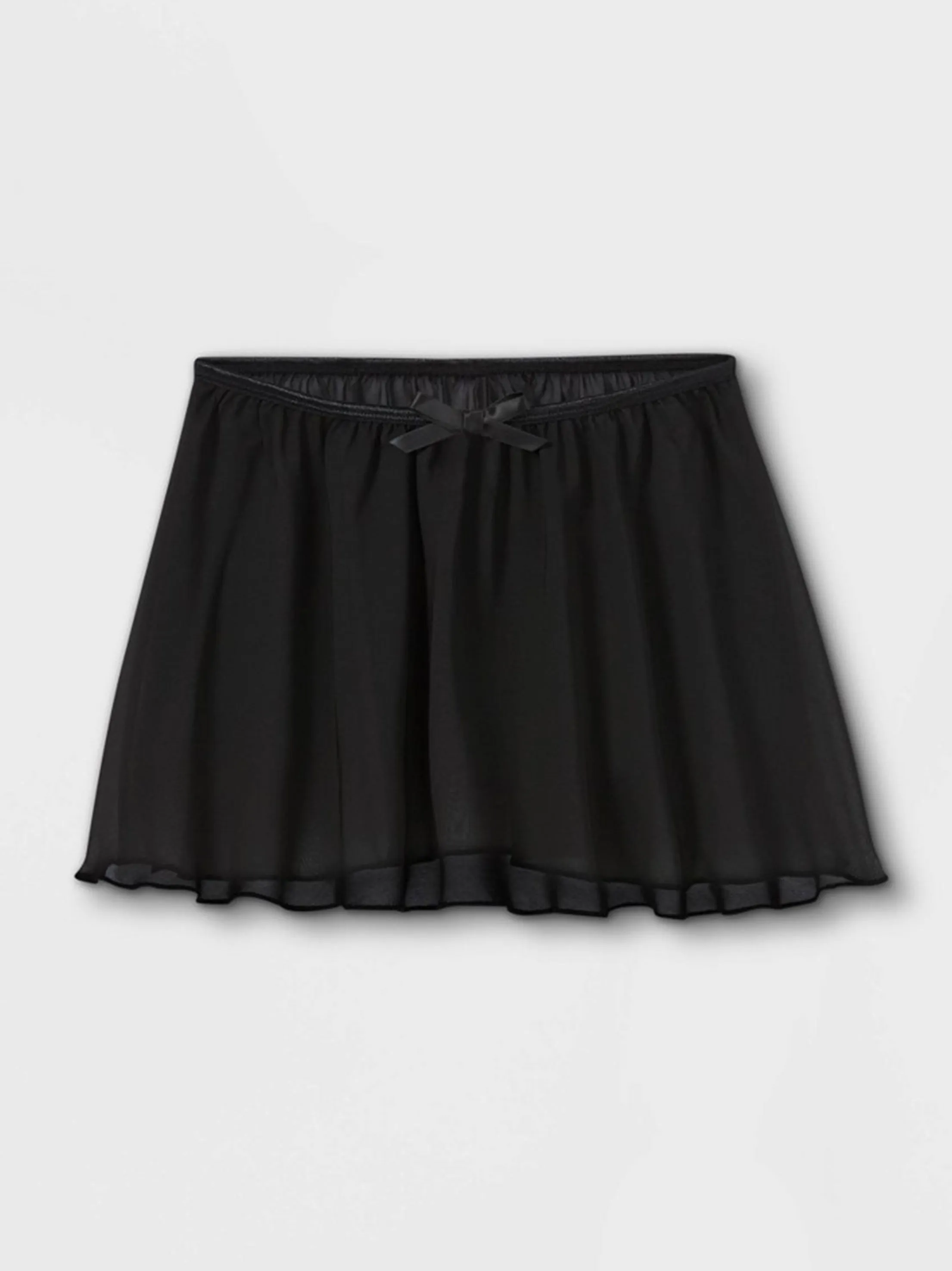 Kids Girl Chiffon Cover-Up Skirt,Black
