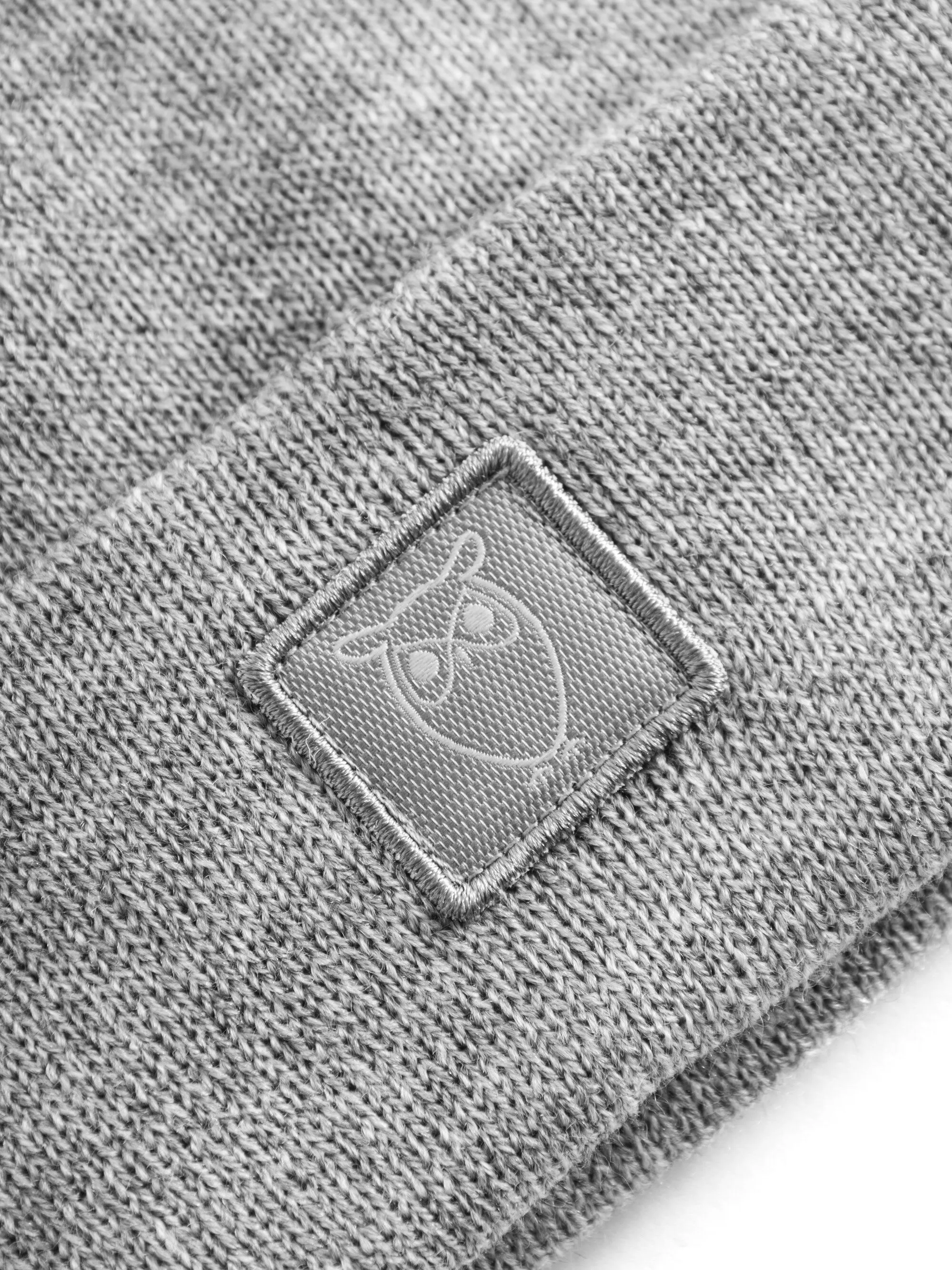 Kids Wool beanie - Grey Melange Knowledge Cotton