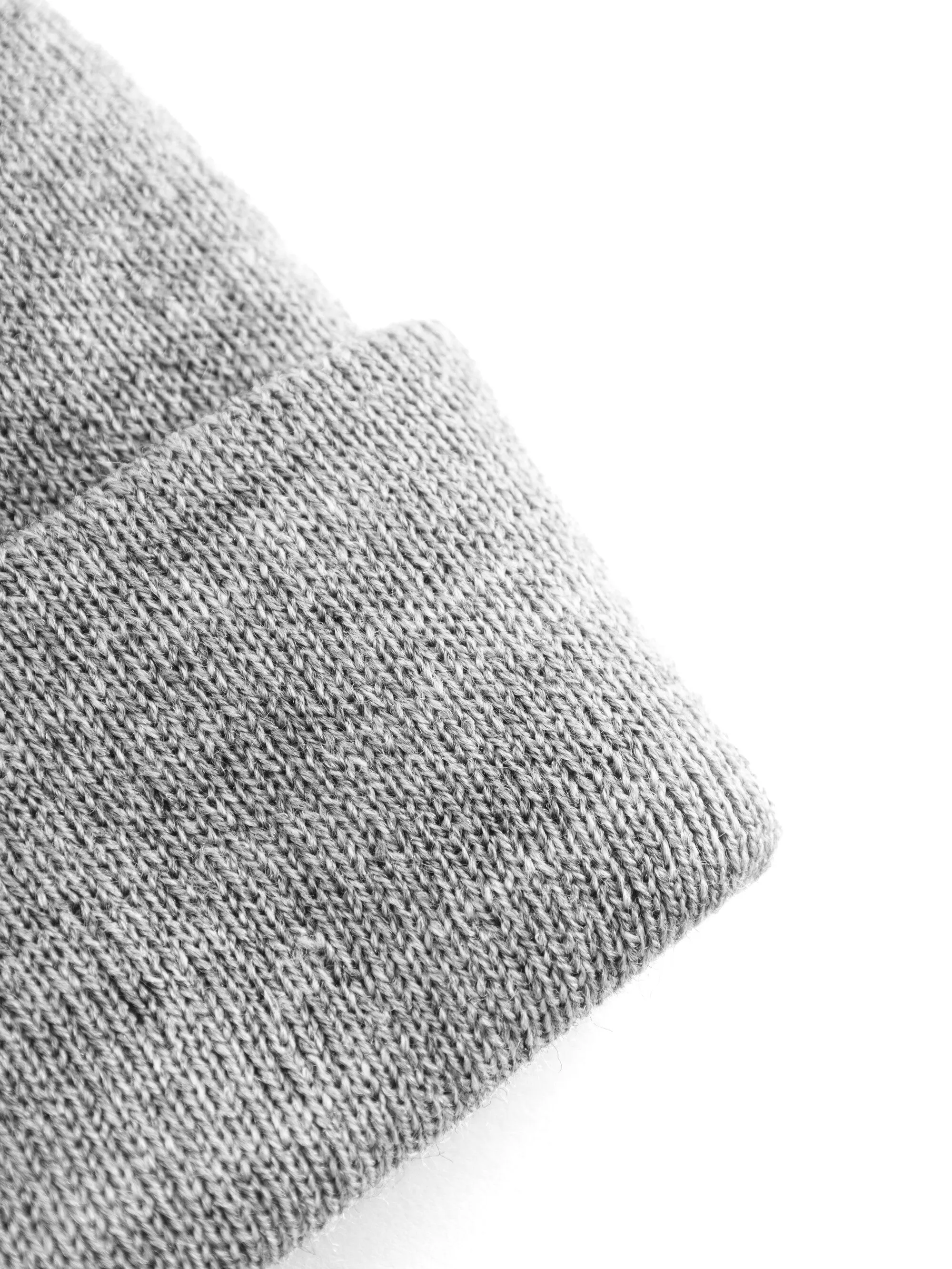 Kids Wool beanie - Grey Melange Knowledge Cotton