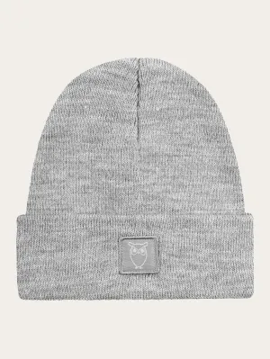Kids Wool beanie - Grey Melange Knowledge Cotton