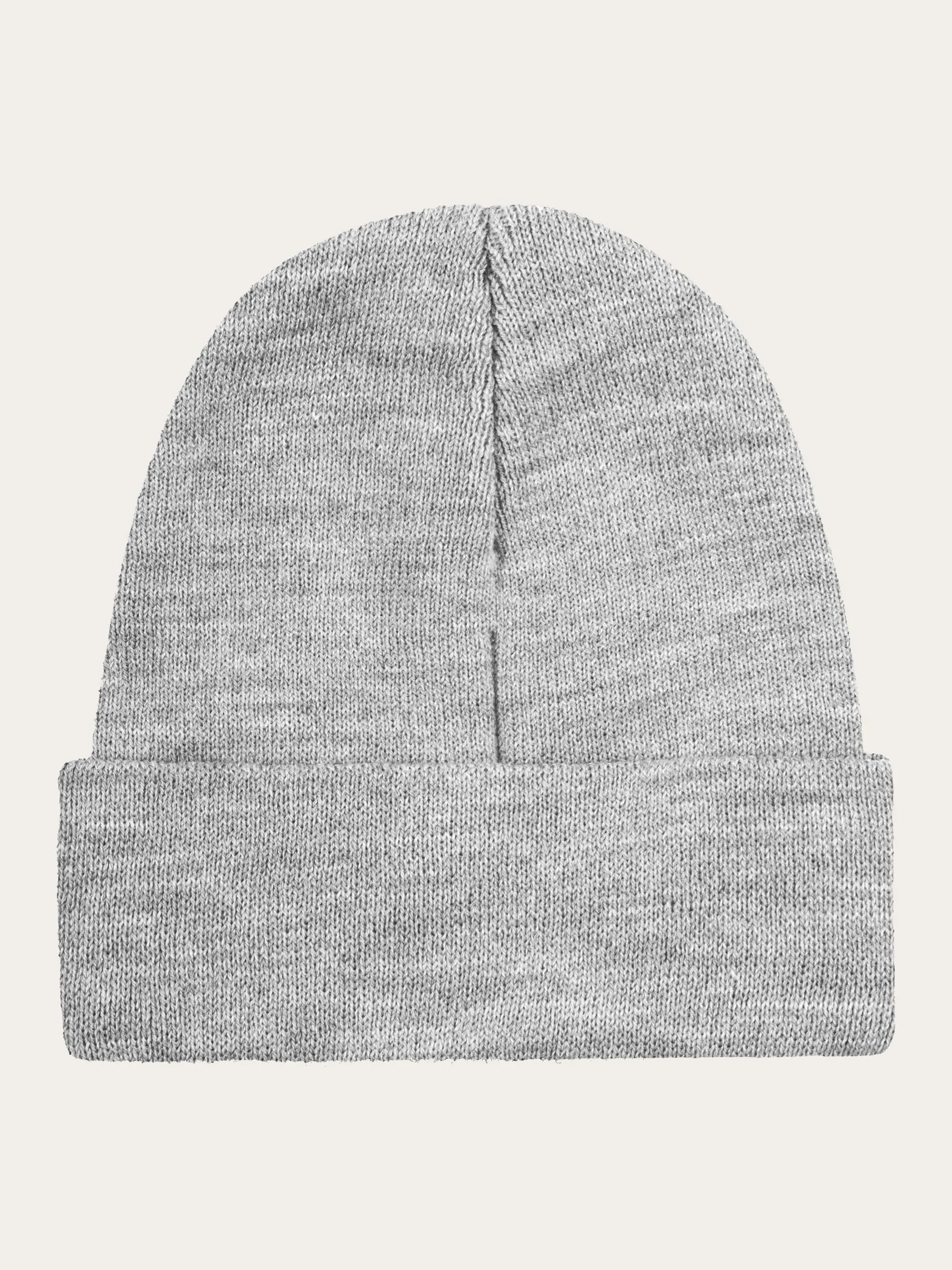 Kids Wool beanie - Grey Melange Knowledge Cotton