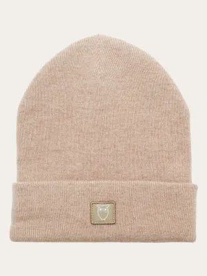 Kids Wool beanie - Kelp melange Knowledge Cotton