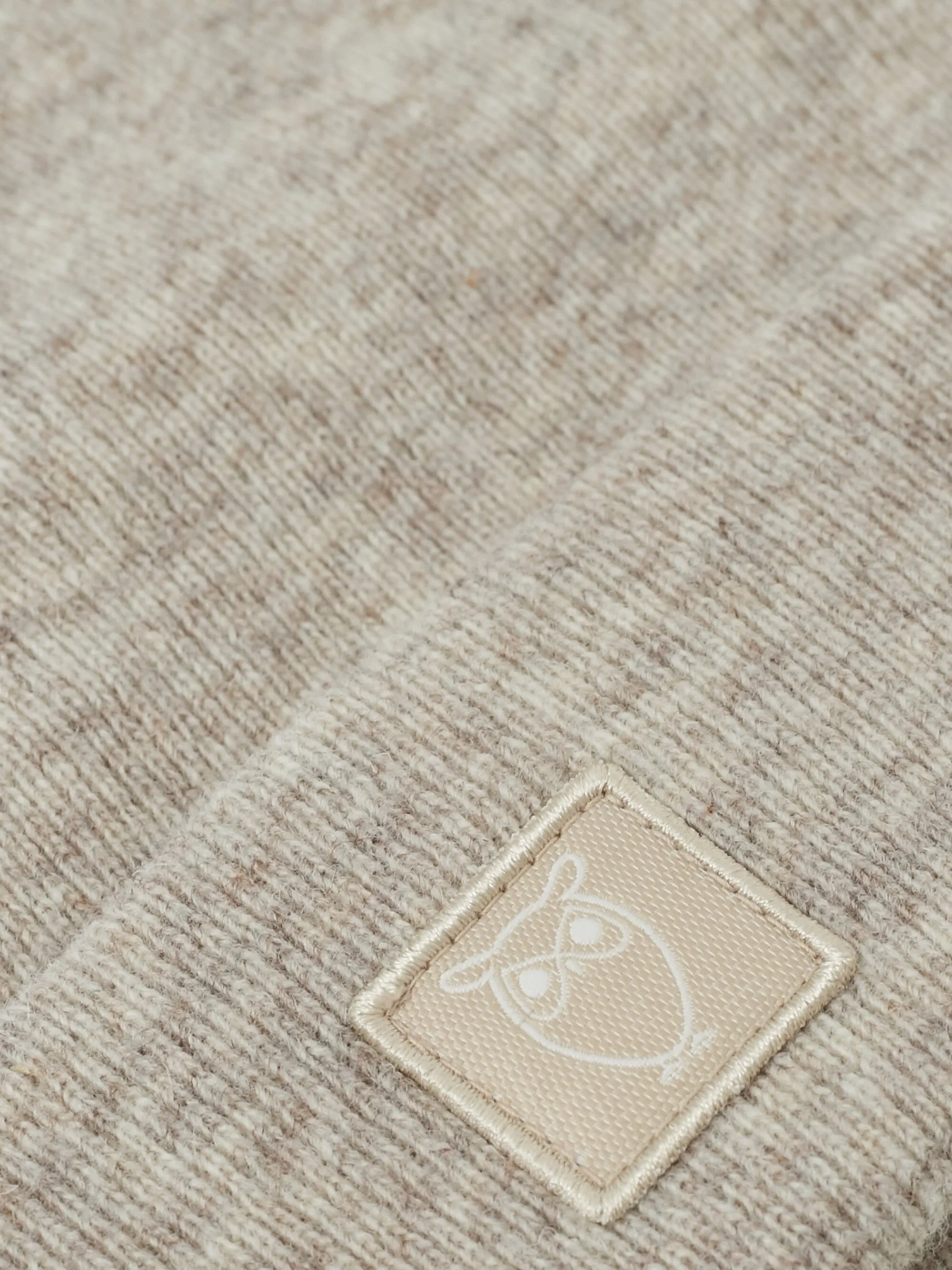 Kids Wool beanie - Nature Melange Knowledge Cotton