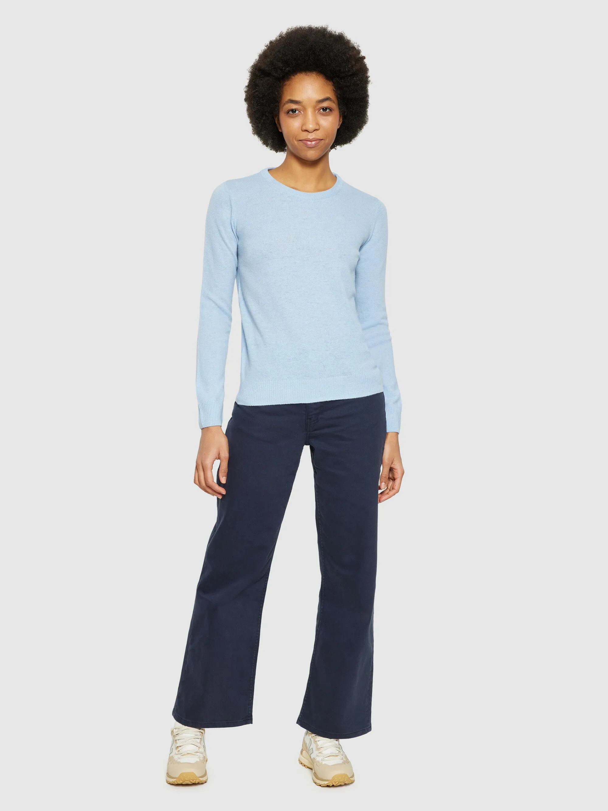 Lambswool crew neck - Asley Blue Knowledge Cotton