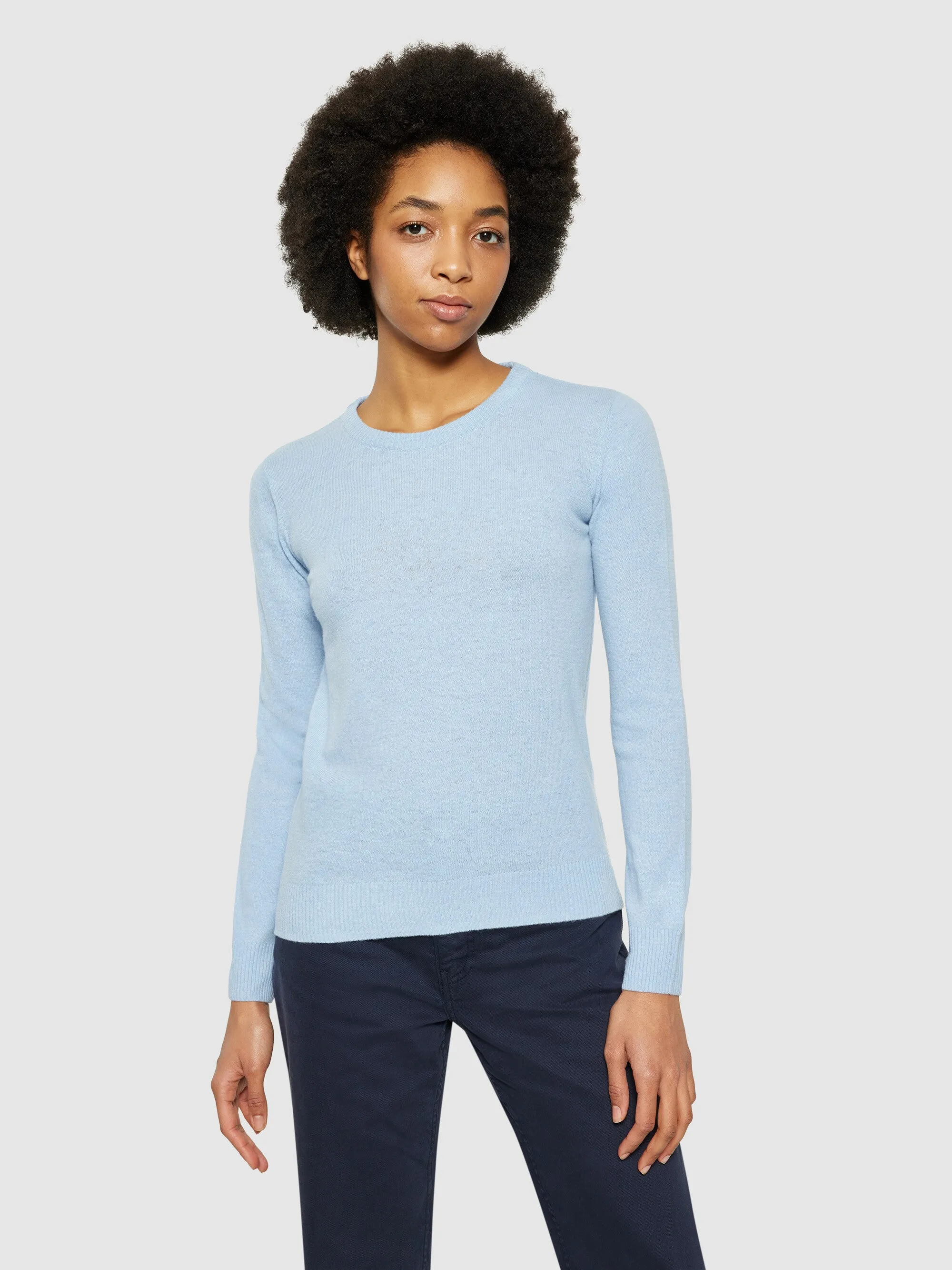 Lambswool crew neck - Asley Blue Knowledge Cotton