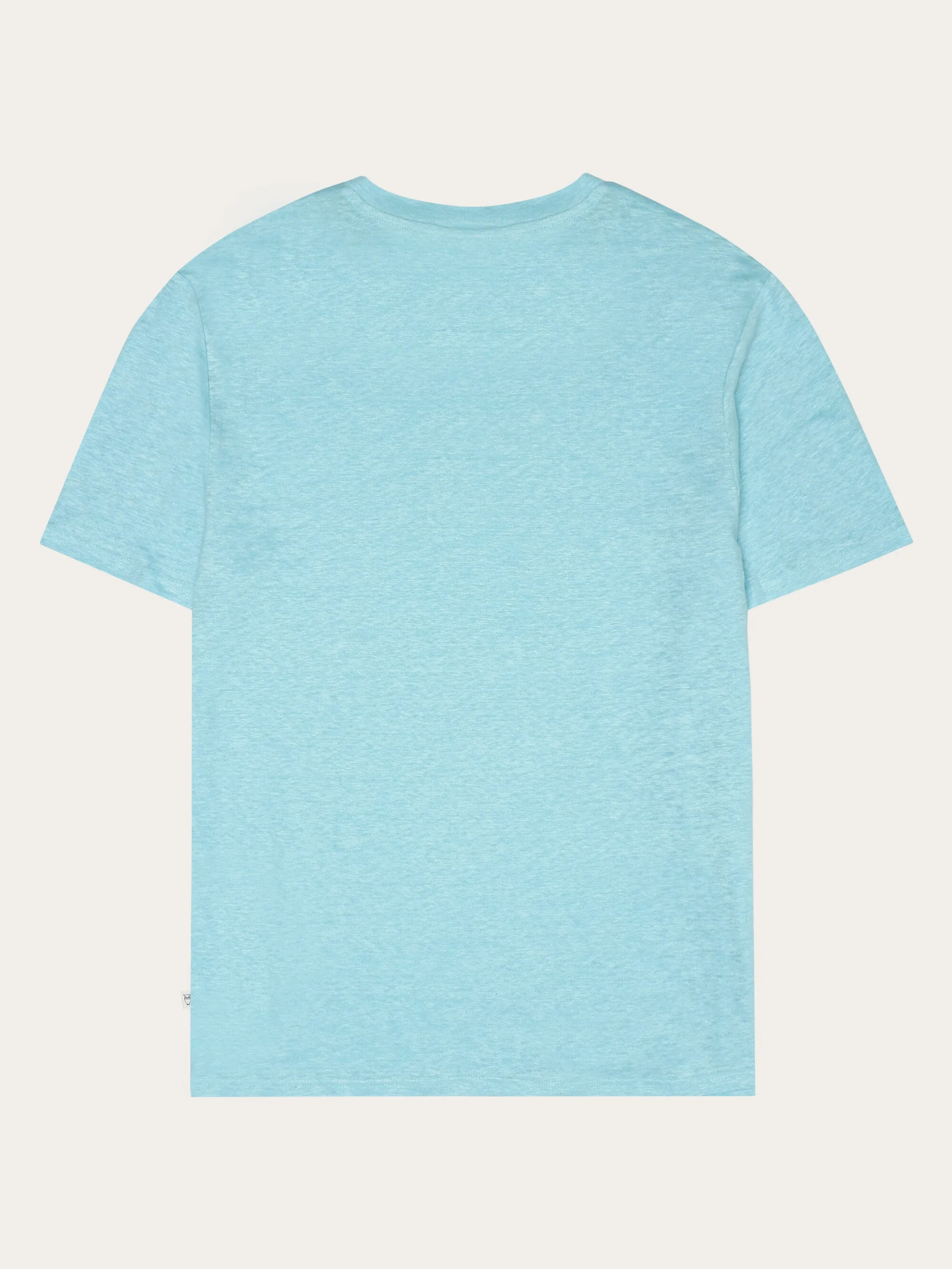 Linen t-shirt - Aqua-Esque Knowledge Cotton
