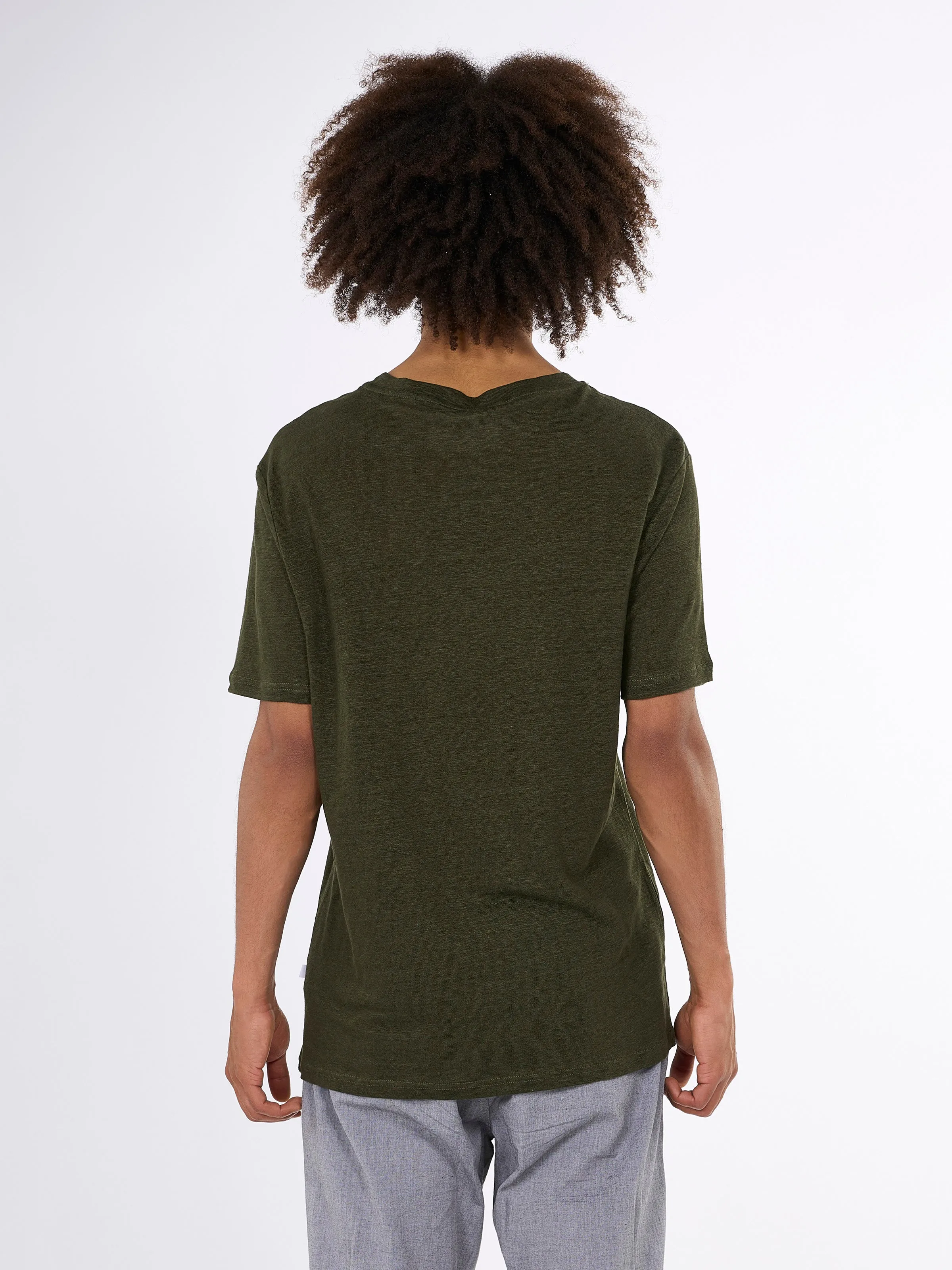 Linen t-shirt - Forrest Night Knowledge Cotton