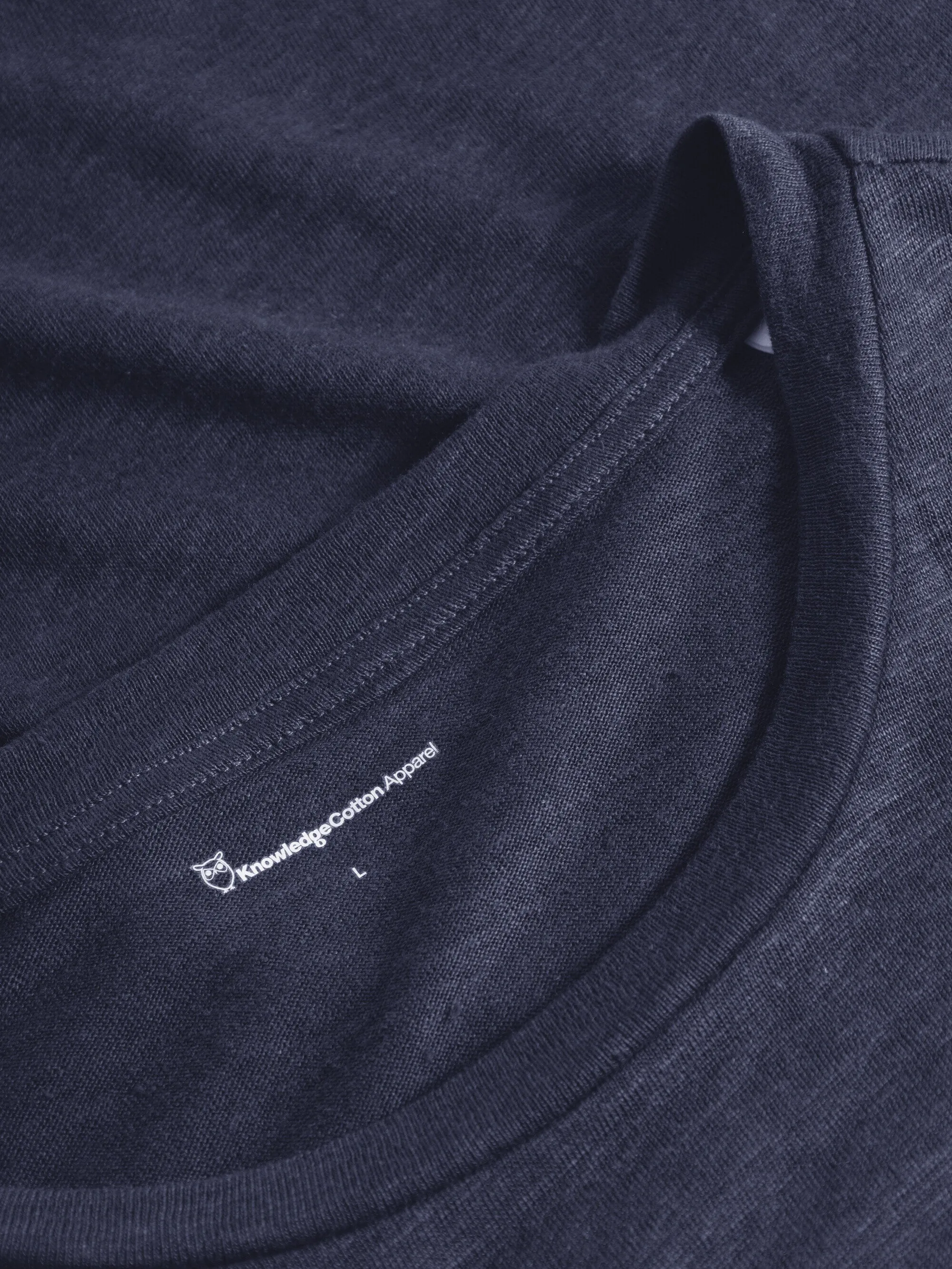 Linen t-shirt - Total Eclipse Knowledge Cotton