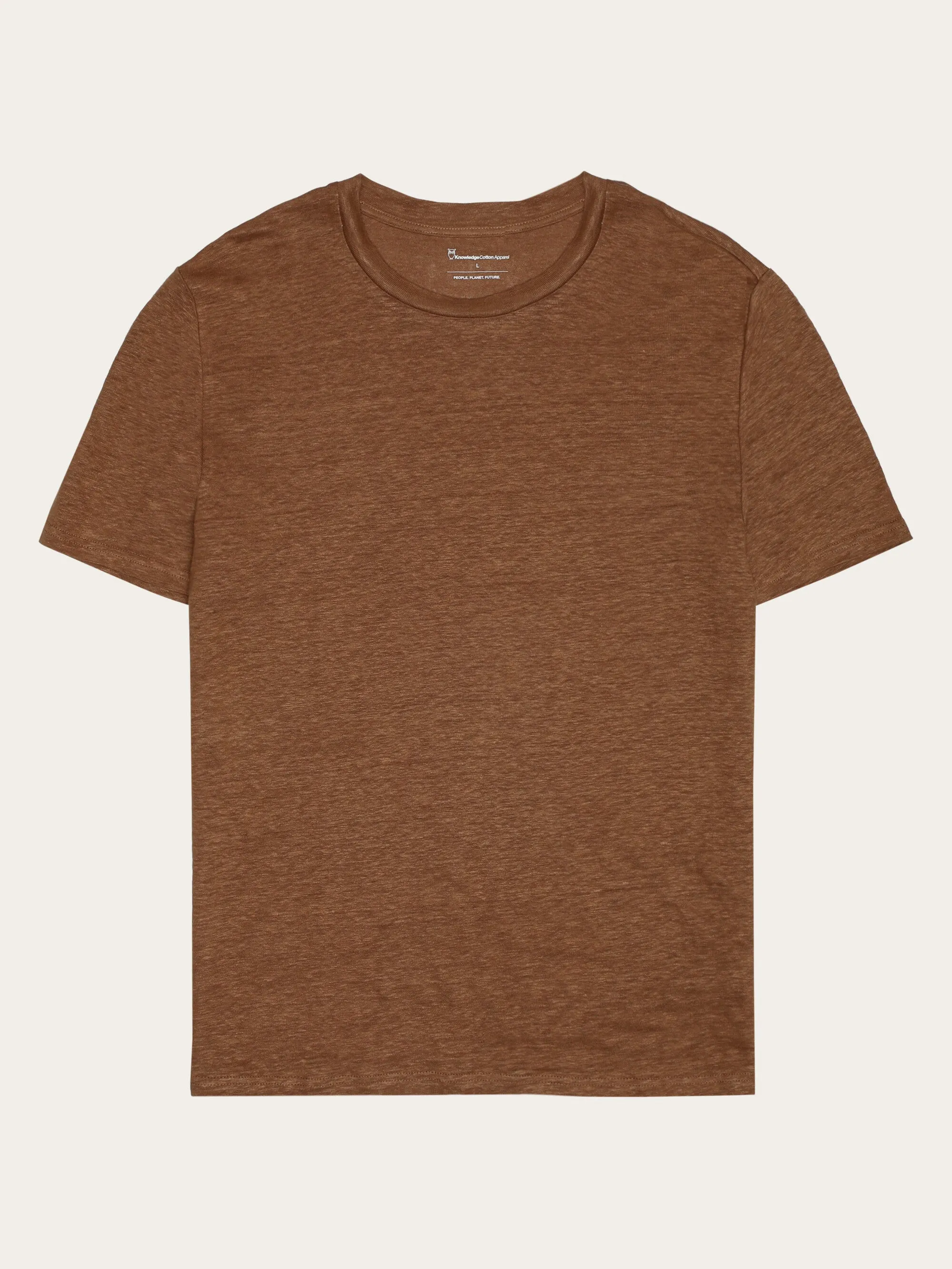 Linen t-shirt - Tuffet Knowledge Cotton