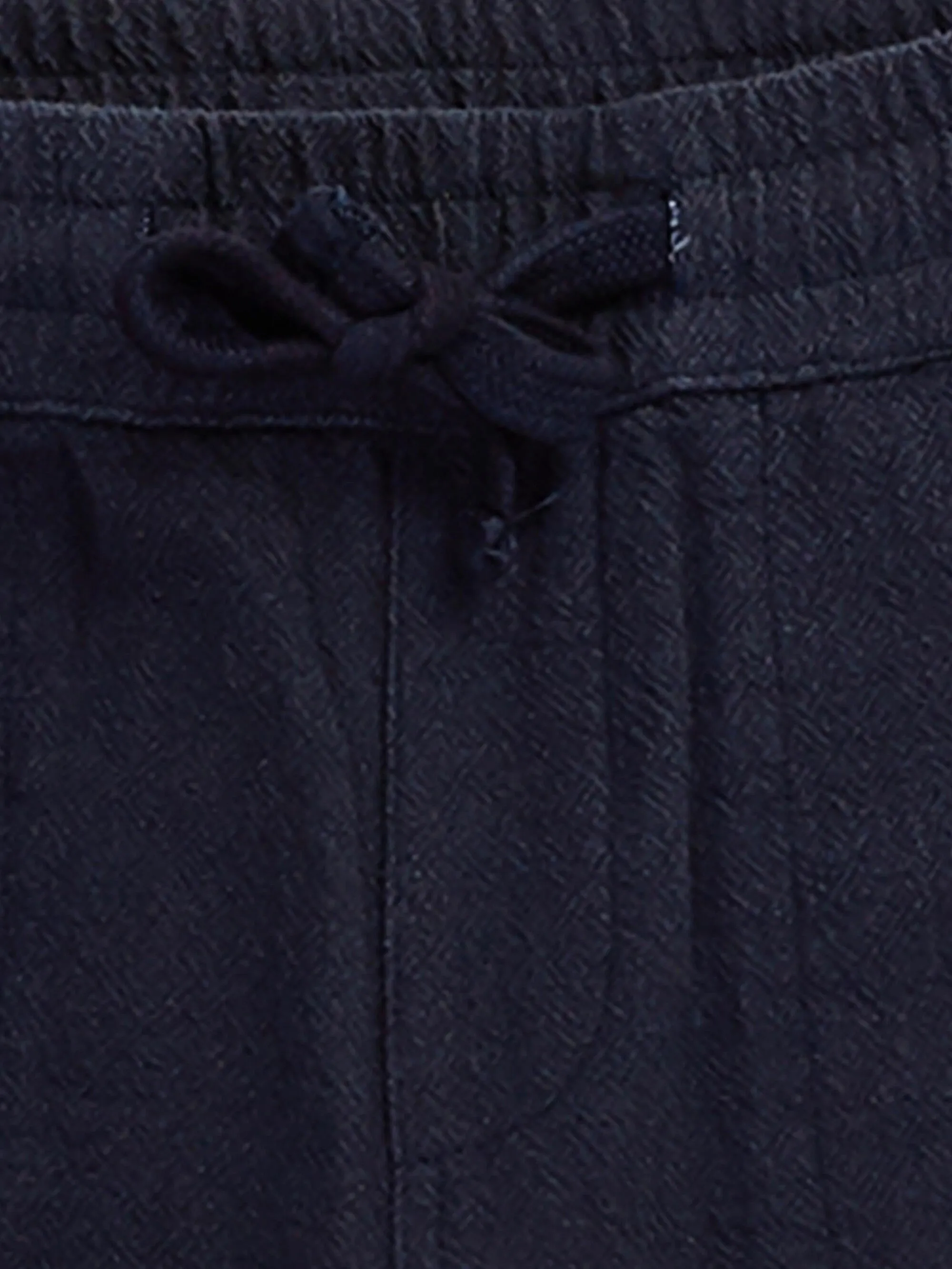 Loose crushed cotton pants - GOTS/Vegan - Total Eclipse Knowledge Cotton