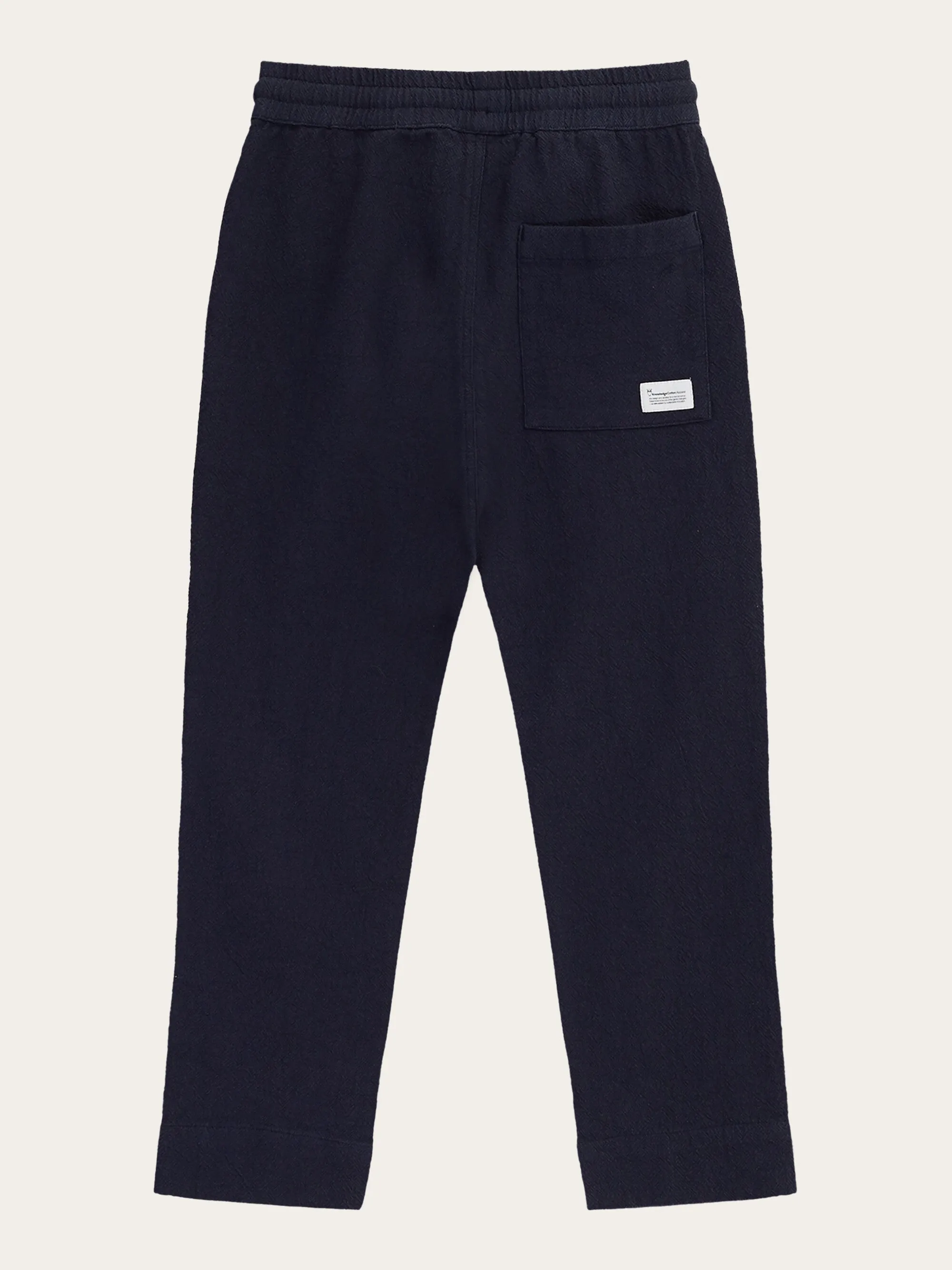 Loose crushed cotton pants - GOTS/Vegan - Total Eclipse Knowledge Cotton