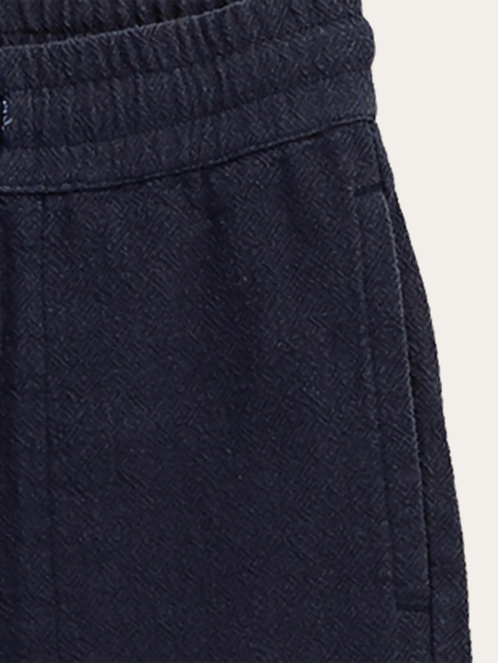 Loose crushed cotton pants - GOTS/Vegan - Total Eclipse Knowledge Cotton