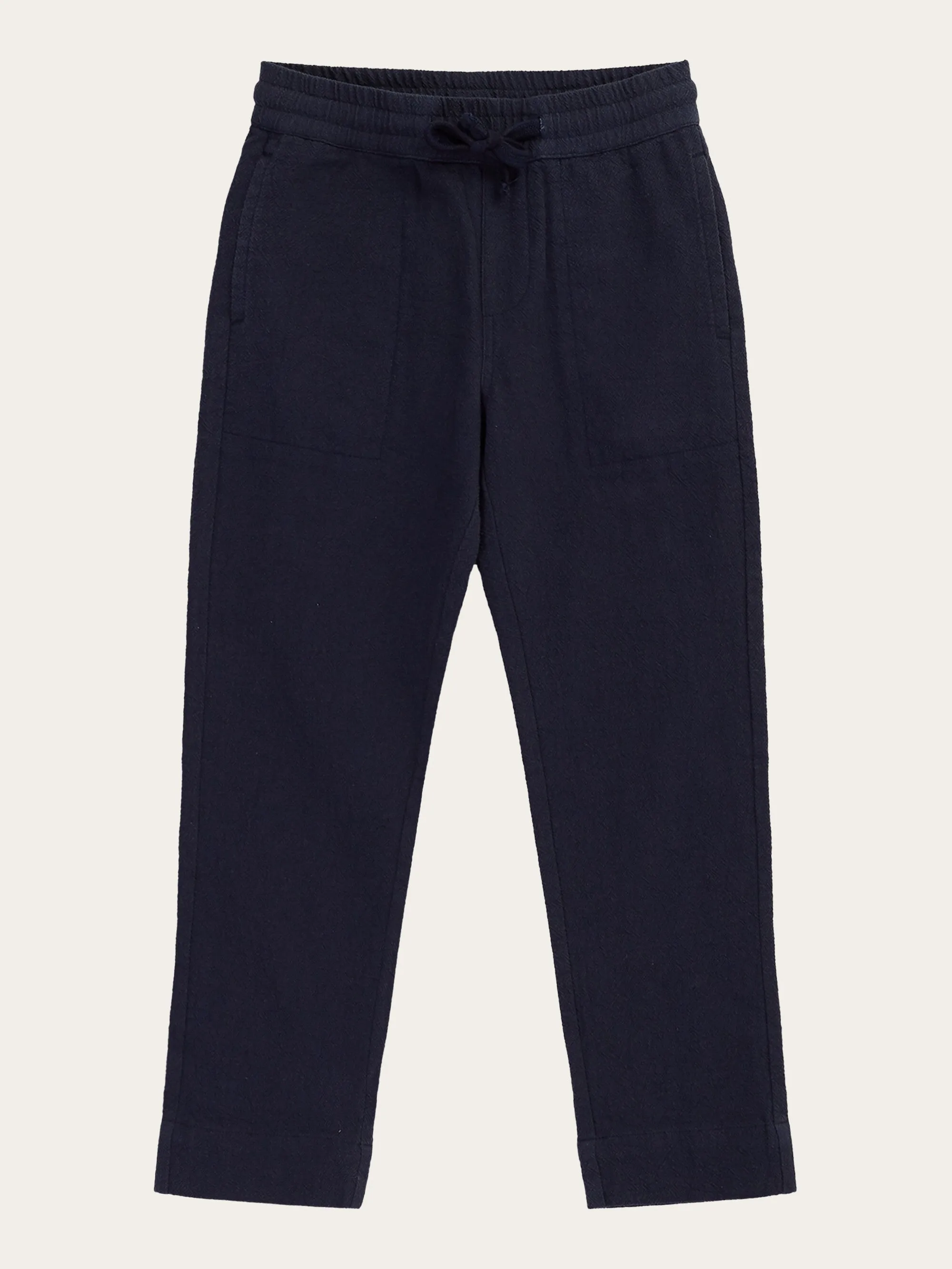 Loose crushed cotton pants - GOTS/Vegan - Total Eclipse Knowledge Cotton