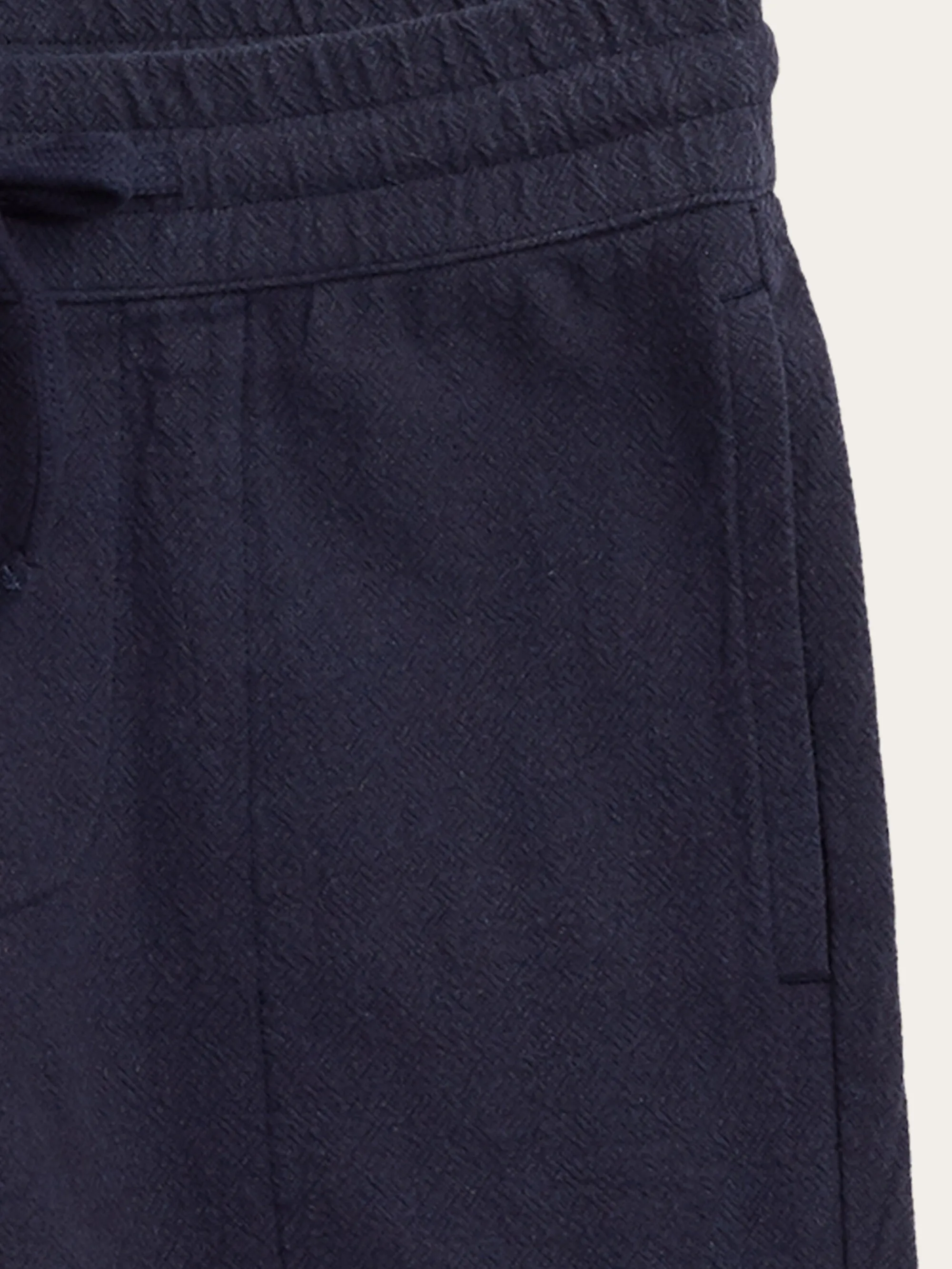Loose crushed cotton shorts - GOTS/Vegan - Total Eclipse Knowledge Cotton
