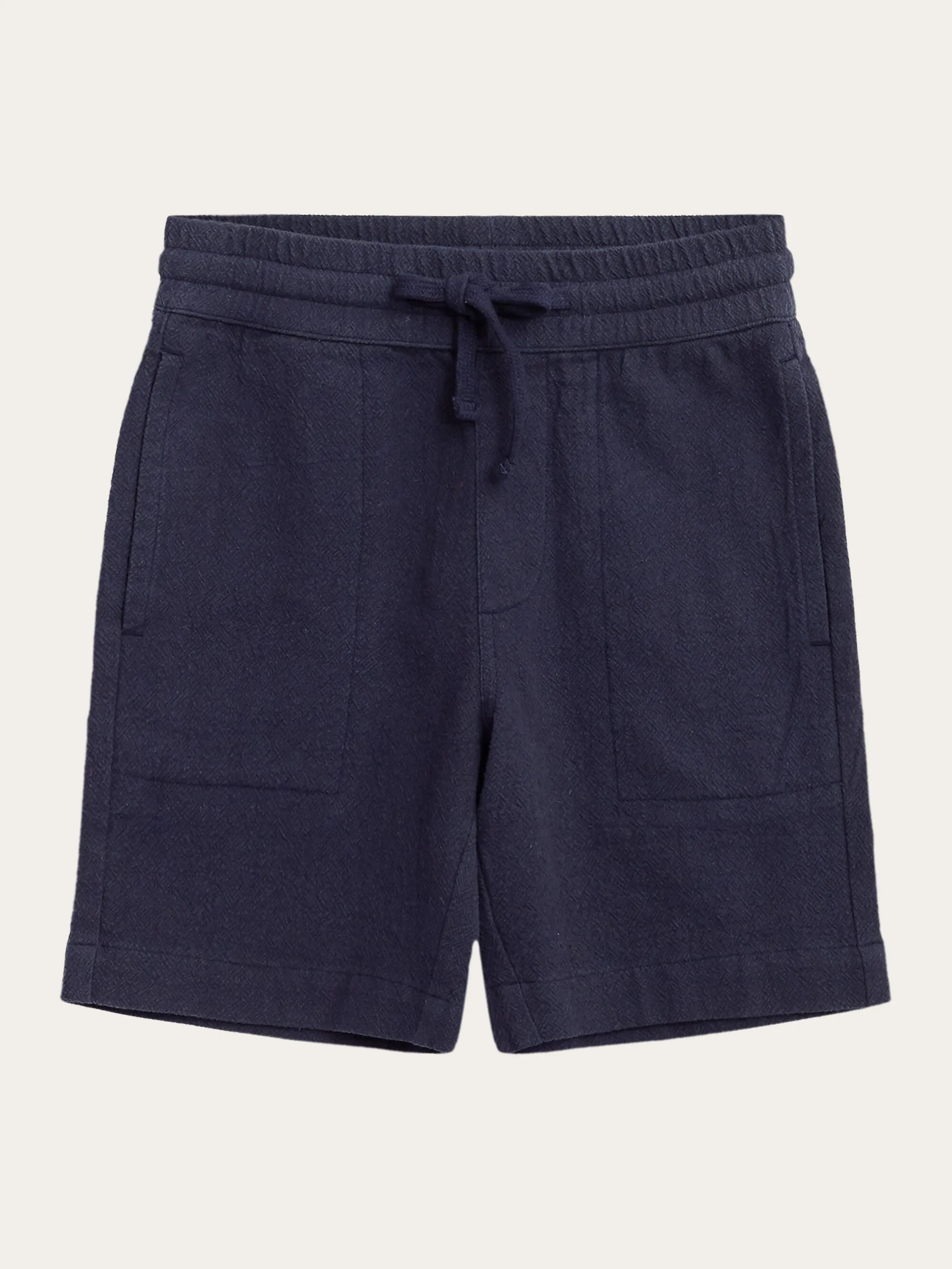 Loose crushed cotton shorts - GOTS/Vegan - Total Eclipse Knowledge Cotton