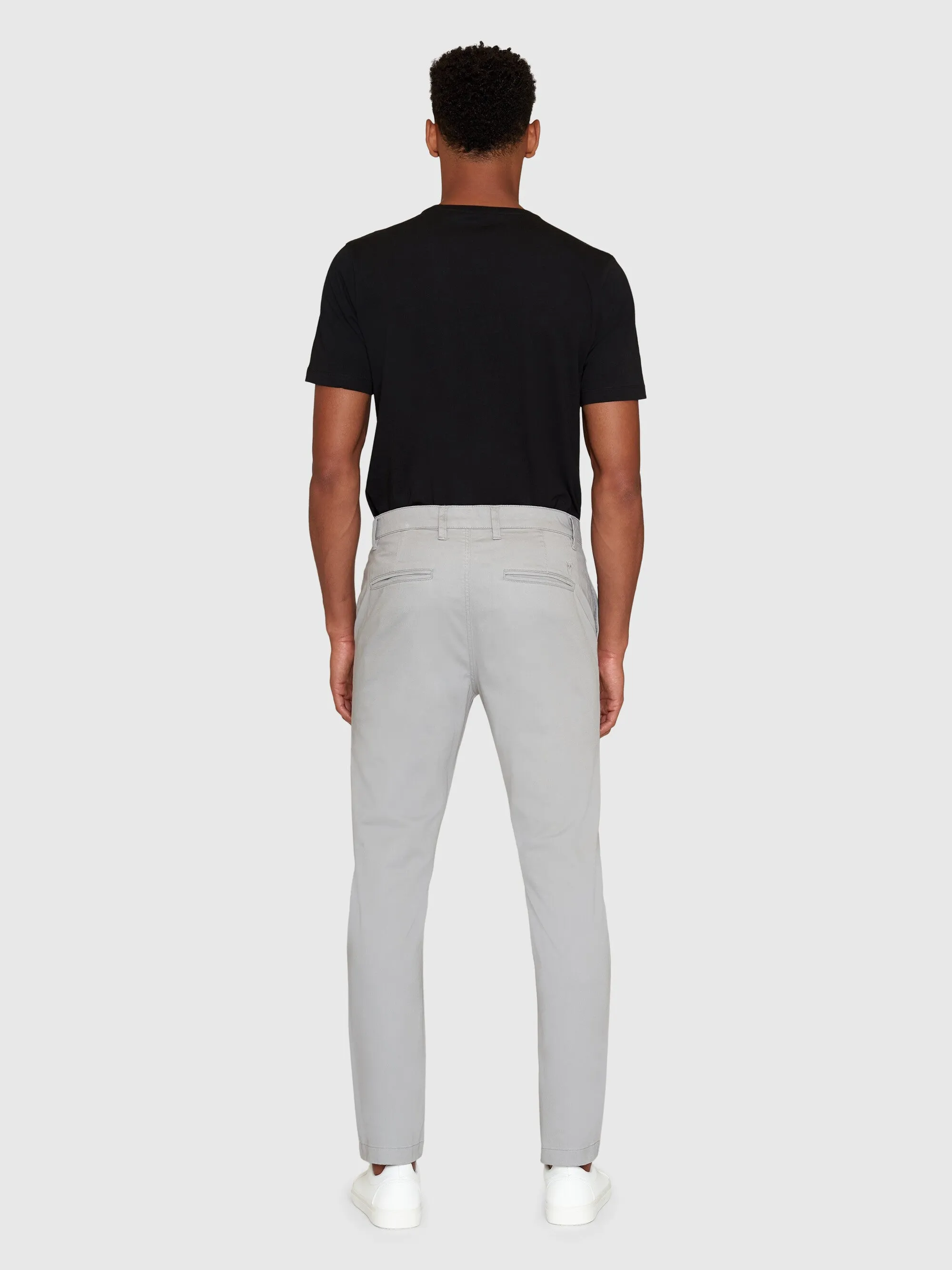 LUCA slim twill chino pants - Alloy Knowledge Cotton