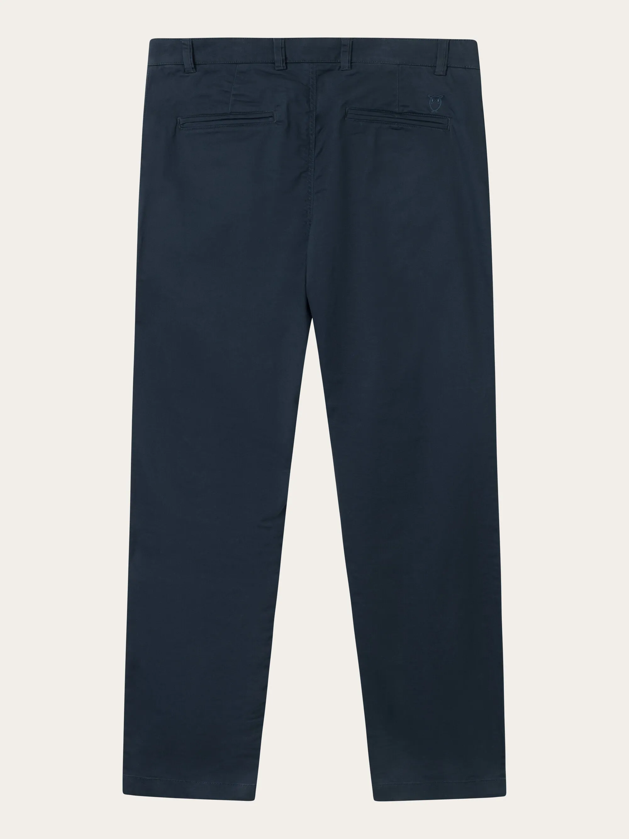 LUCA slim twill chino pants - Total Eclipse Knowledge Cotton