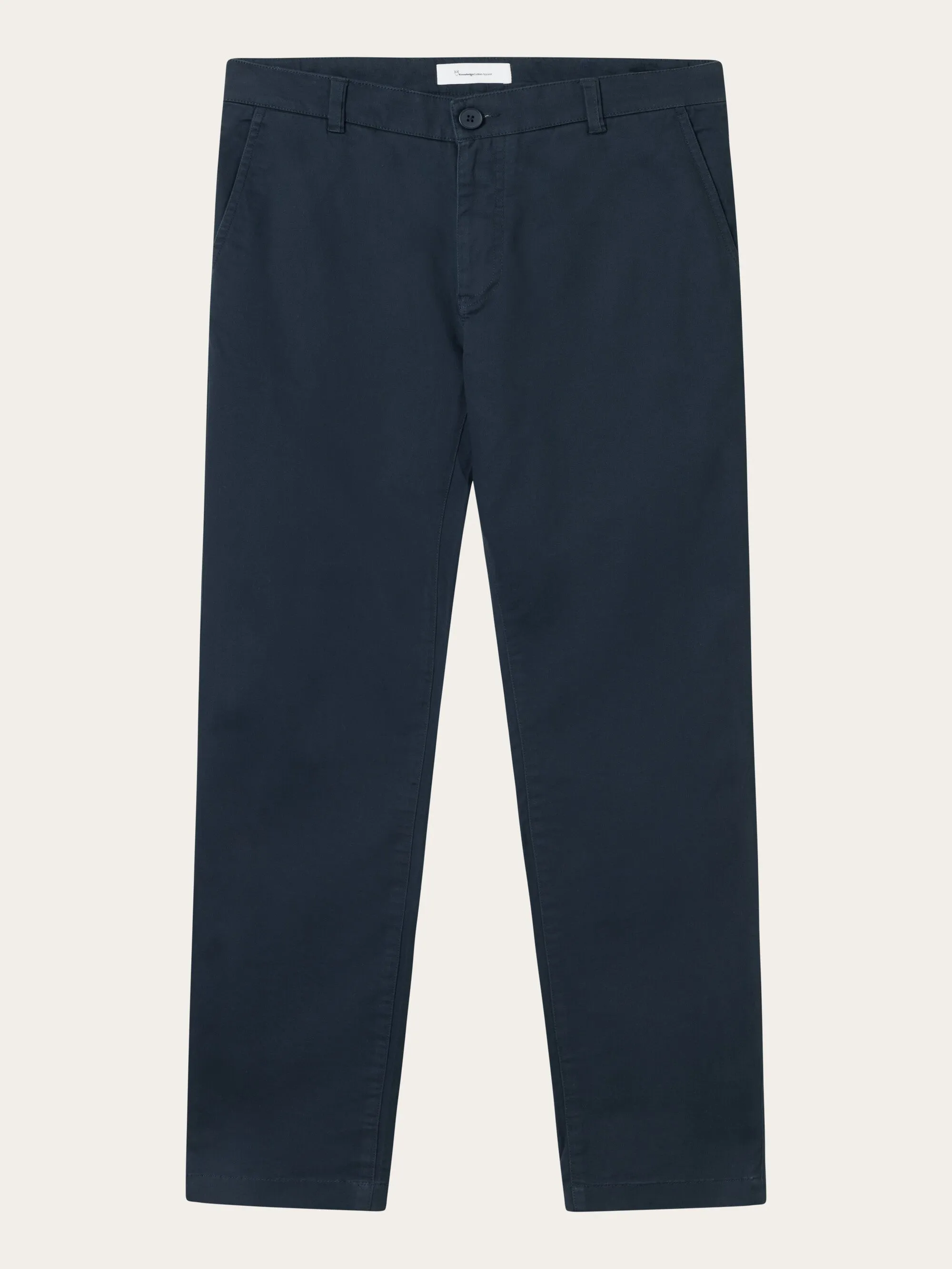 LUCA slim twill chino pants - Total Eclipse Knowledge Cotton
