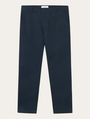 LUCA slim twill chino pants - Total Eclipse Knowledge Cotton