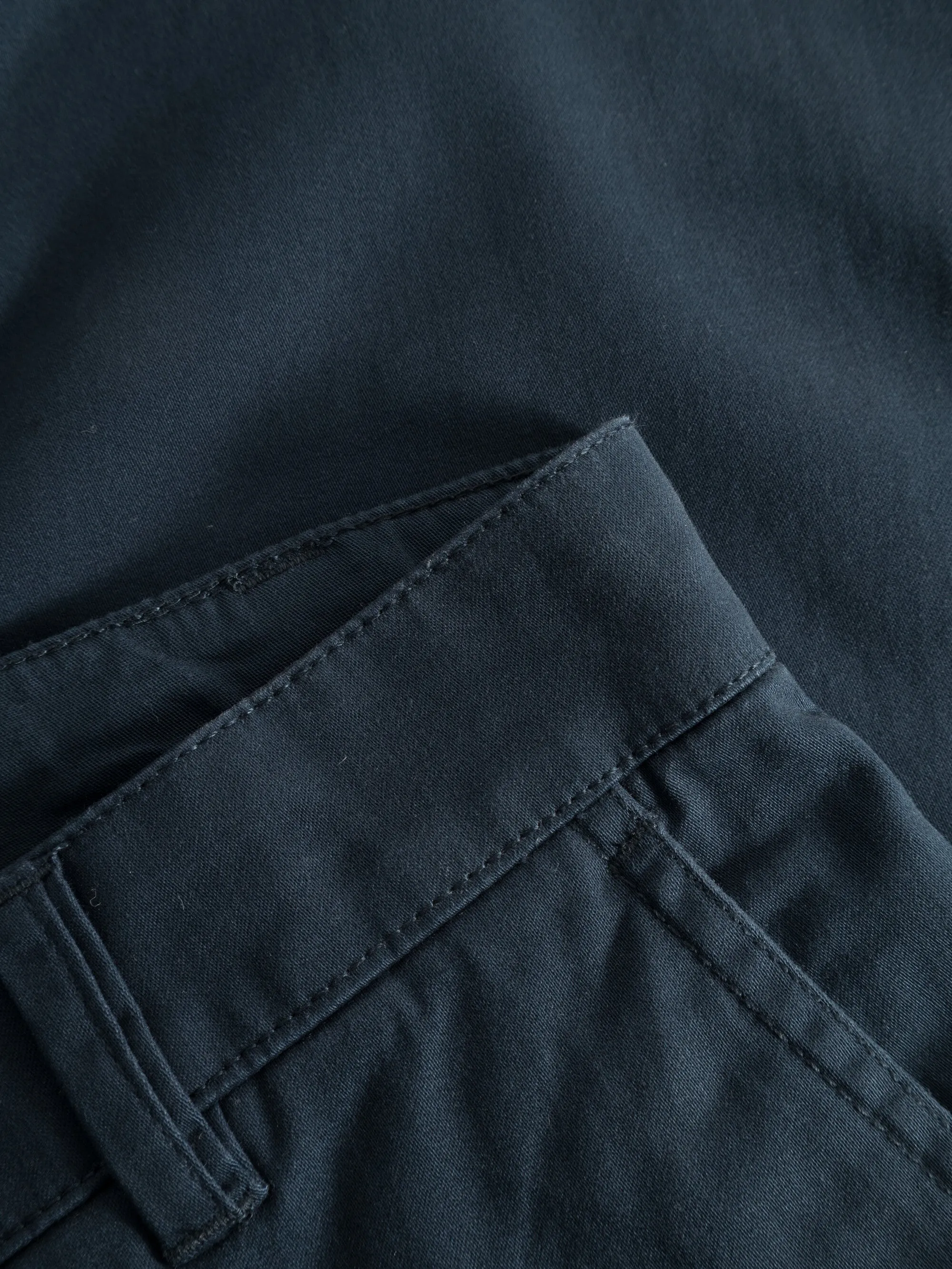 LUCA slim twill chino pants - Total Eclipse Knowledge Cotton