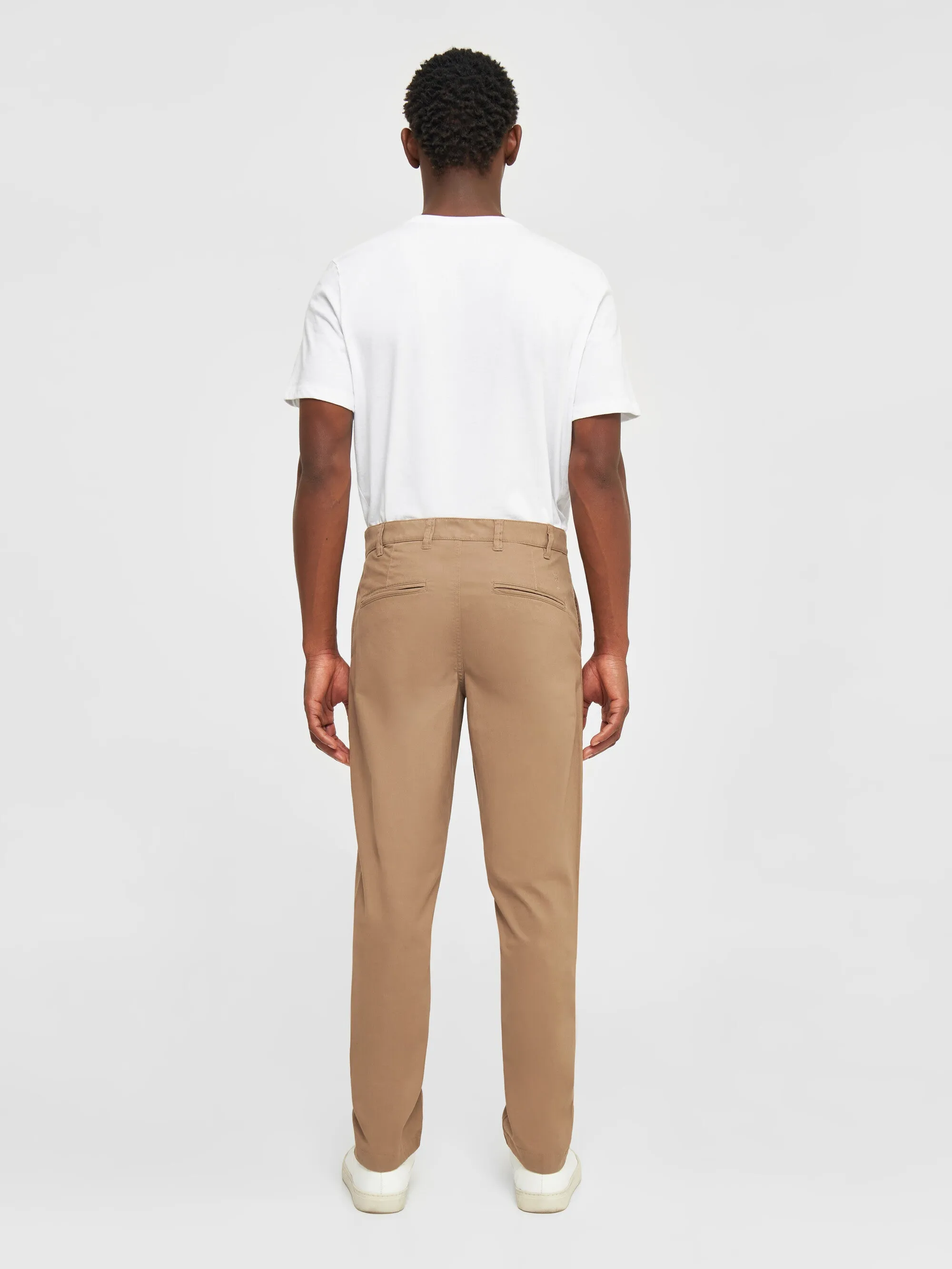 LUCA slim twill chino pants - Tuffet Knowledge Cotton