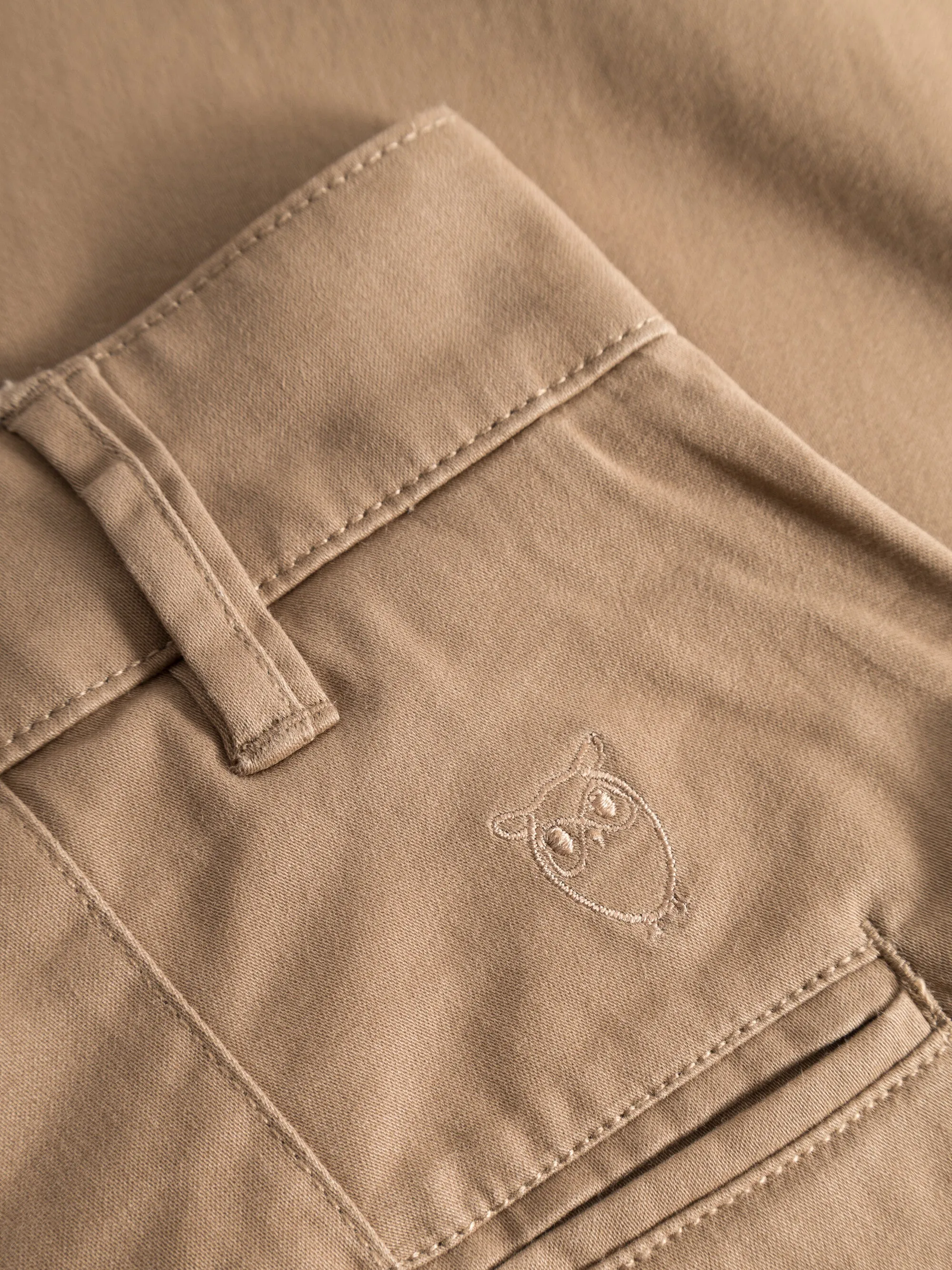 LUCA slim twill chino pants - Tuffet Knowledge Cotton