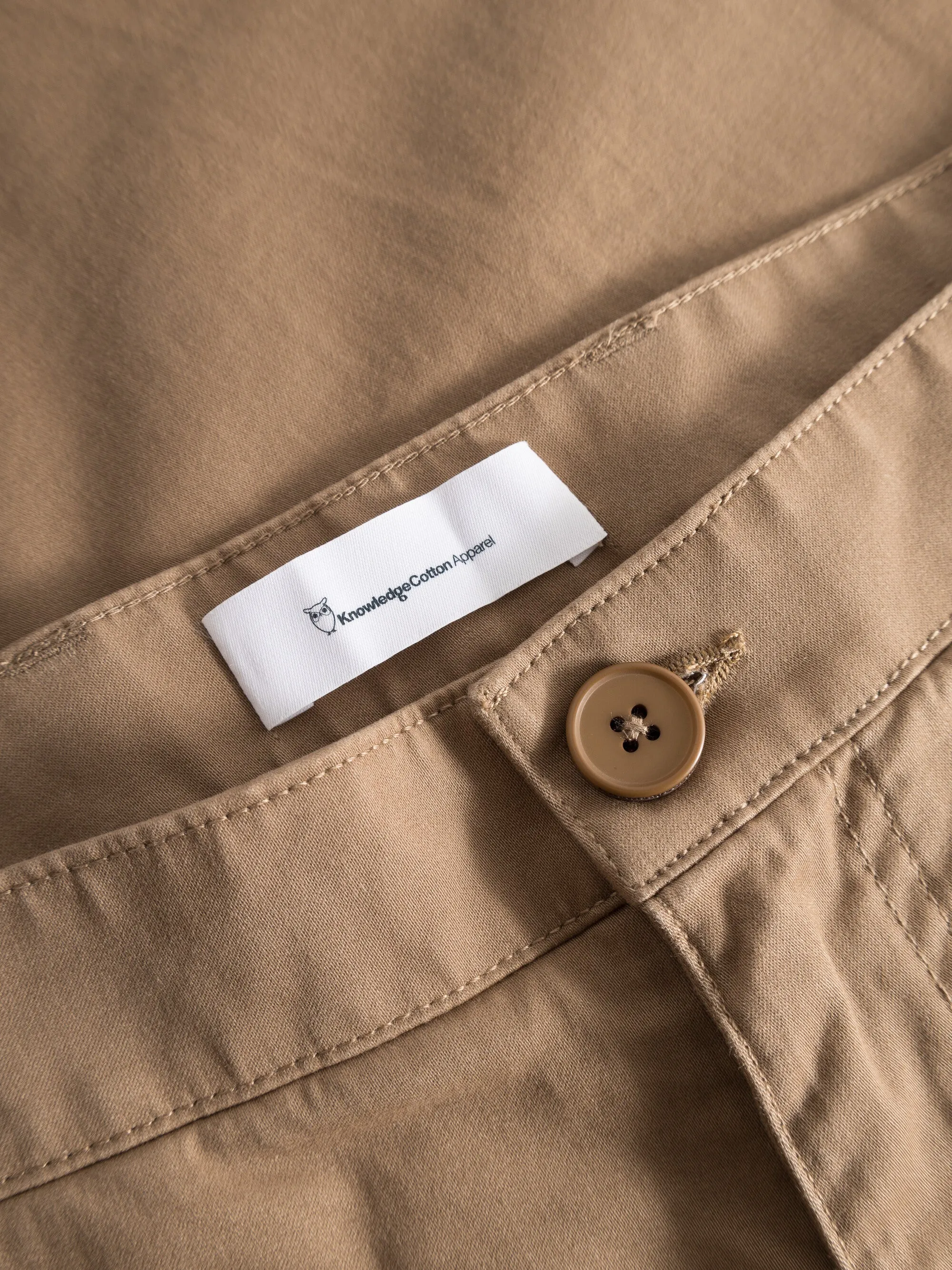 LUCA slim twill chino pants - Tuffet Knowledge Cotton