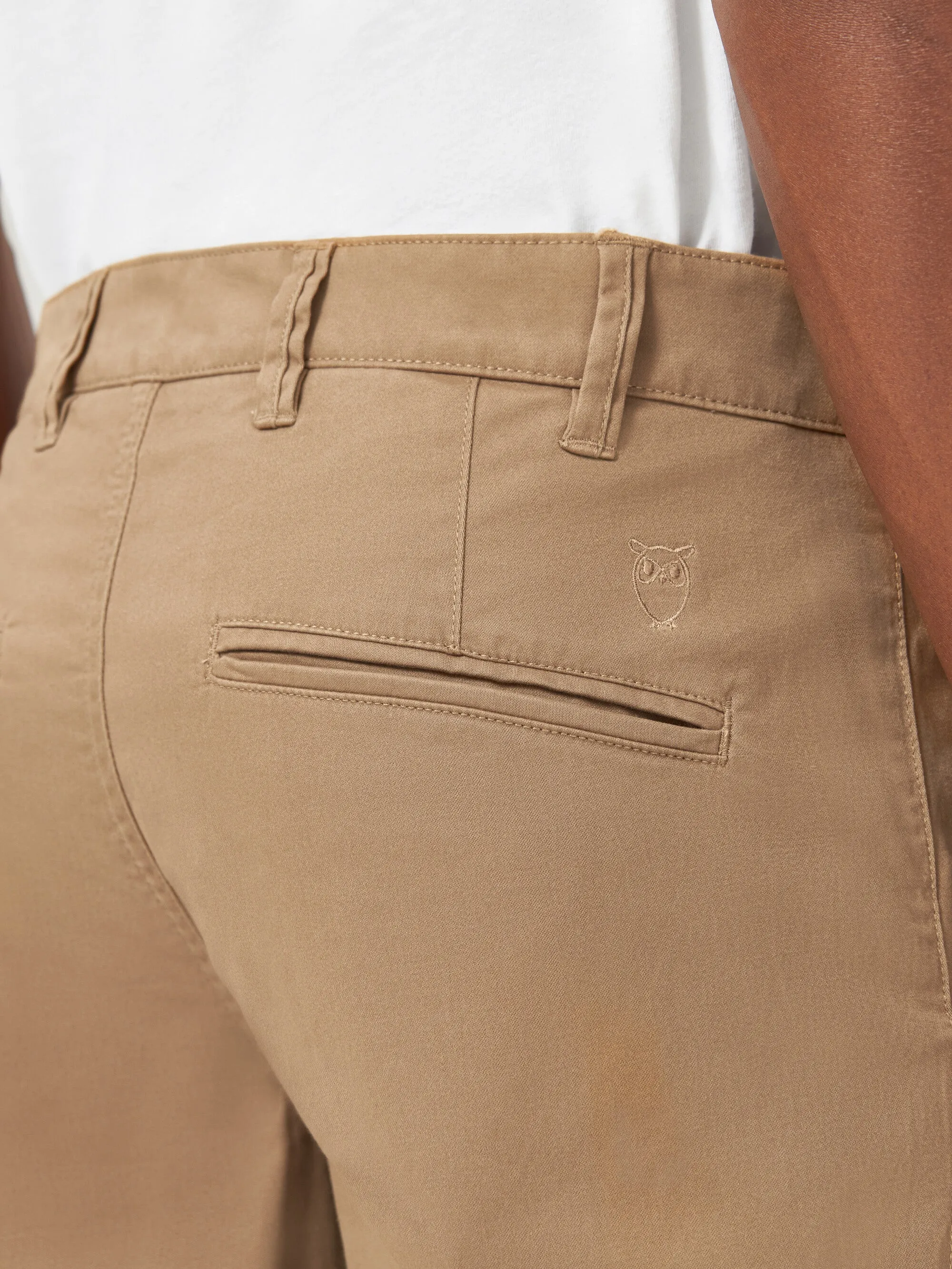 LUCA slim twill chino pants - Tuffet Knowledge Cotton