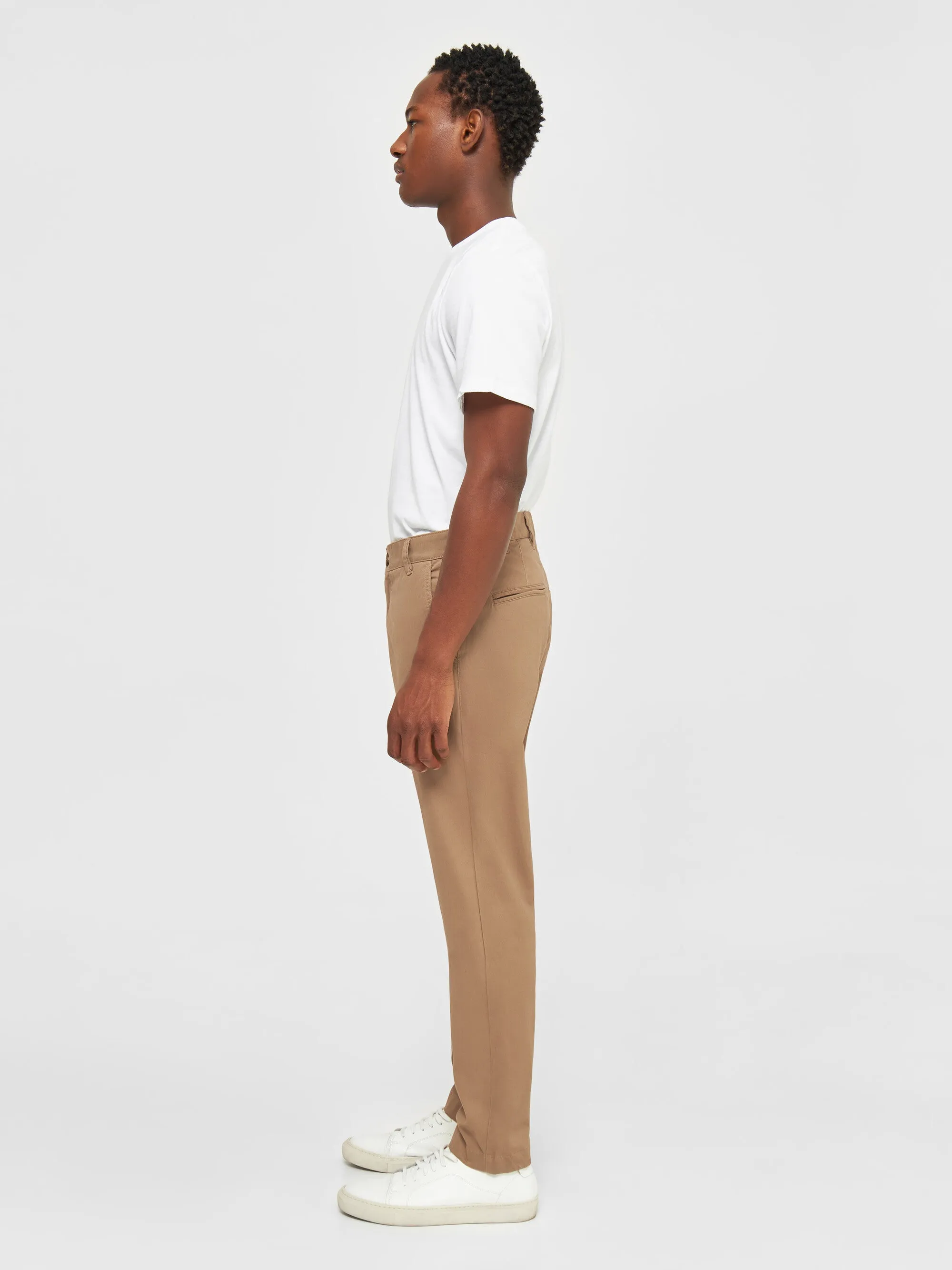LUCA slim twill chino pants - Tuffet Knowledge Cotton