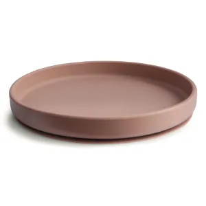 Mushie Kids Classic Silicone Suction Plate Cloud Mauve: A Stay-Put Solution for Mess-Free Mealtimes