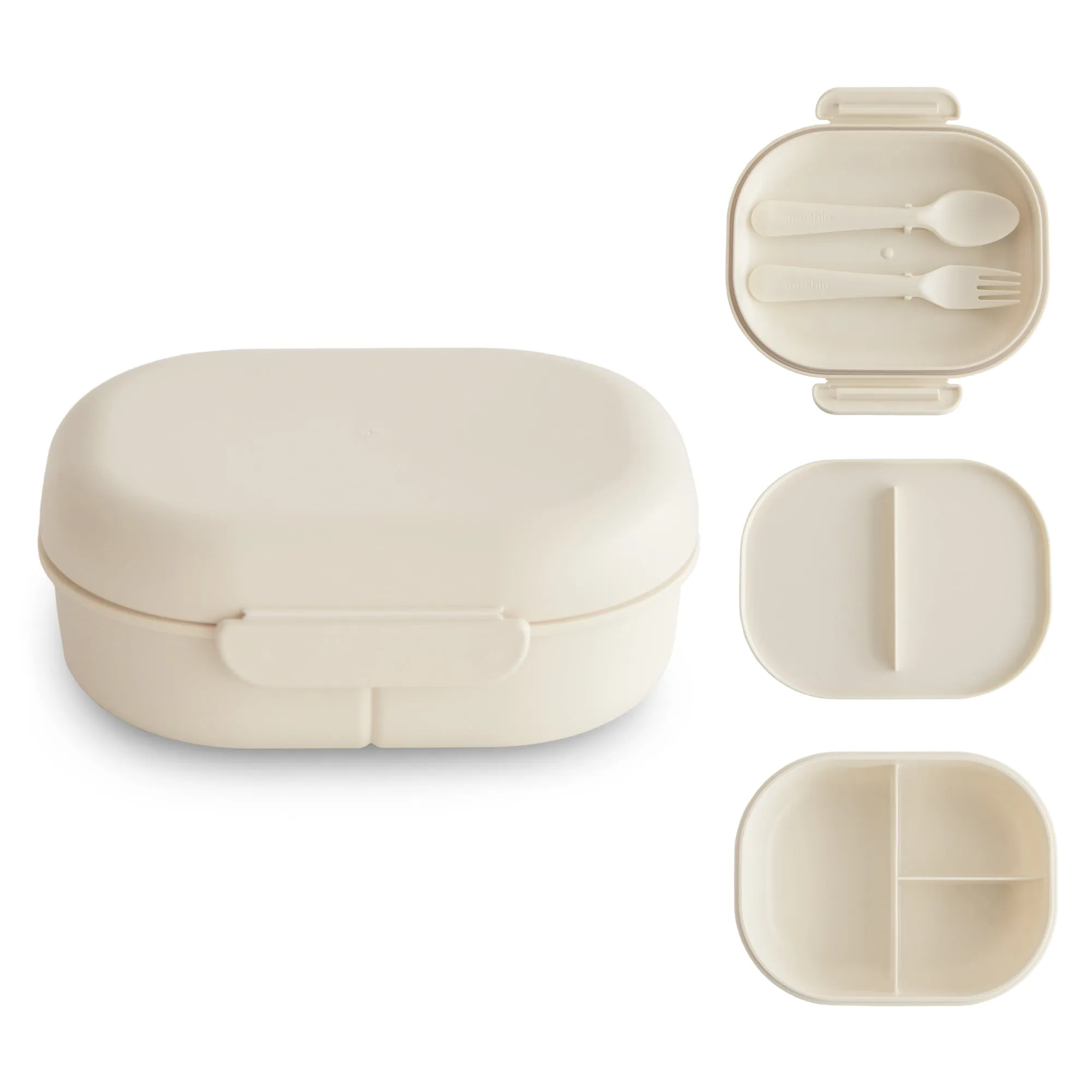 Mushie Kids Lunchbox Ivory: A Classic and Convenient Mealtime Companion