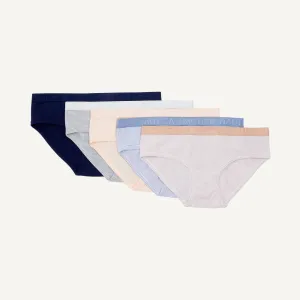 Nautica Womens Stretch-Cotton Hipster Brief, 5-Pack