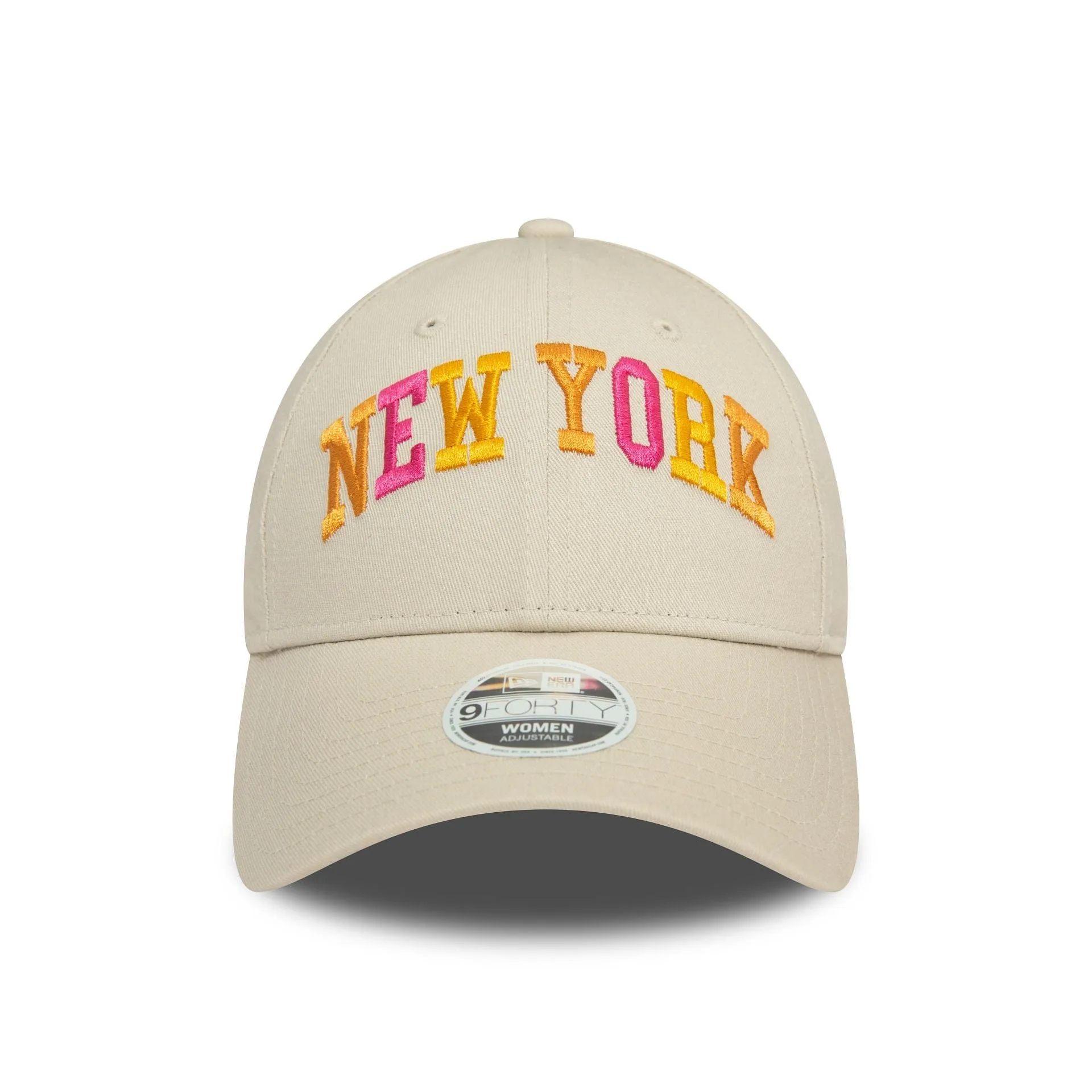 New Era Womens Light Beige 9FORTY Adjustable Cap Billy J
