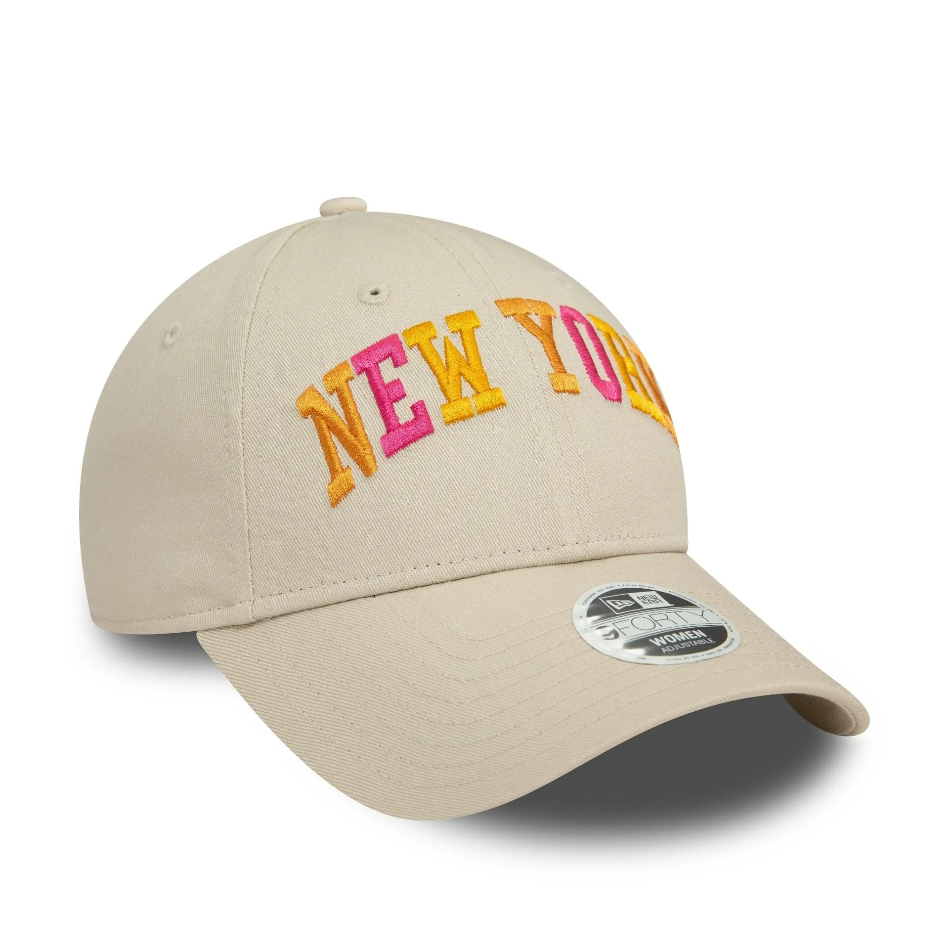 New Era Womens Light Beige 9FORTY Adjustable Cap Billy J