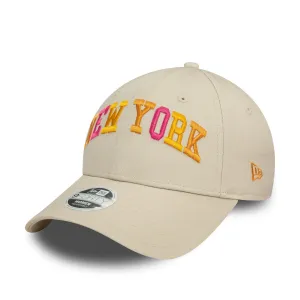 New Era Womens Light Beige 9FORTY Adjustable Cap Billy J