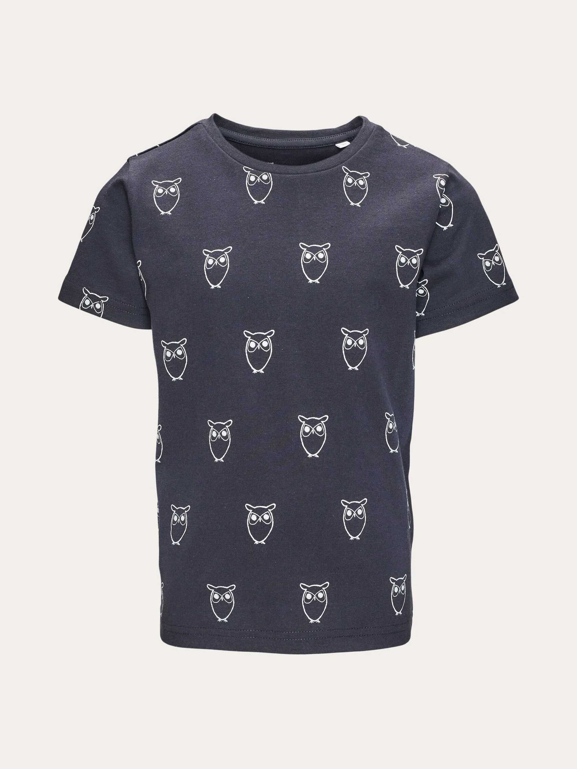 Owl AOP t-shirt - Total Eclipse Knowledge Cotton