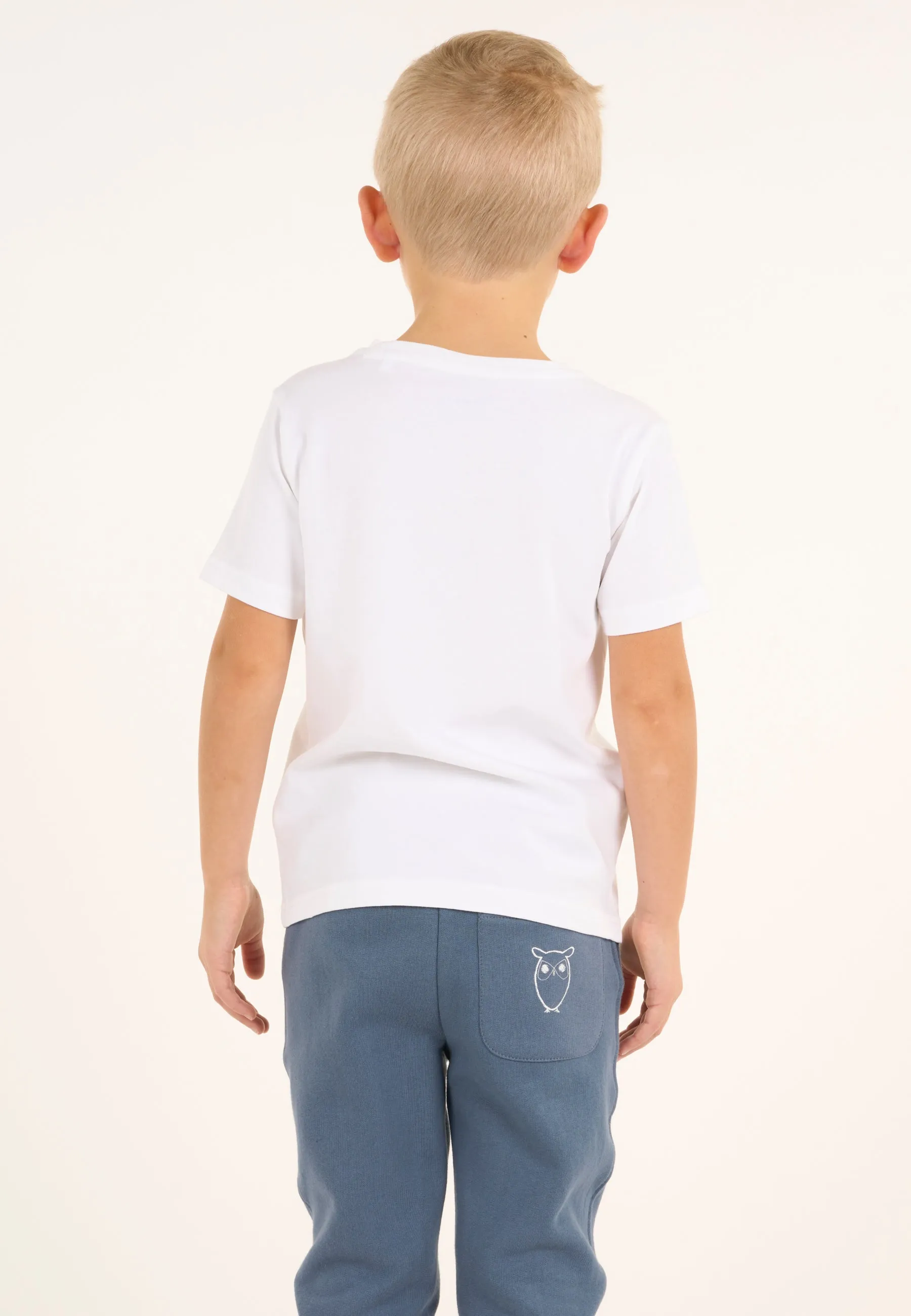 Owl t-shirt - Bright White Knowledge Cotton