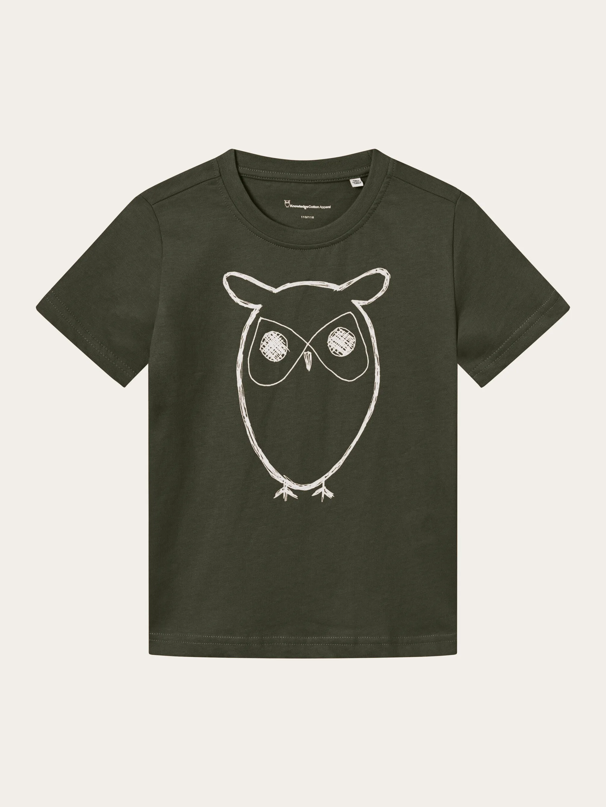 Owl t-shirt - Forrest Night Knowledge Cotton