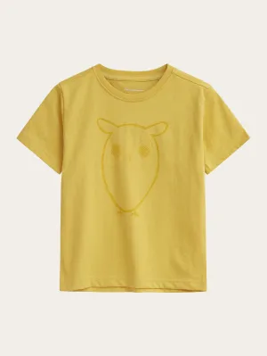 Owl t-shirt - Misted Yellow Knowledge Cotton