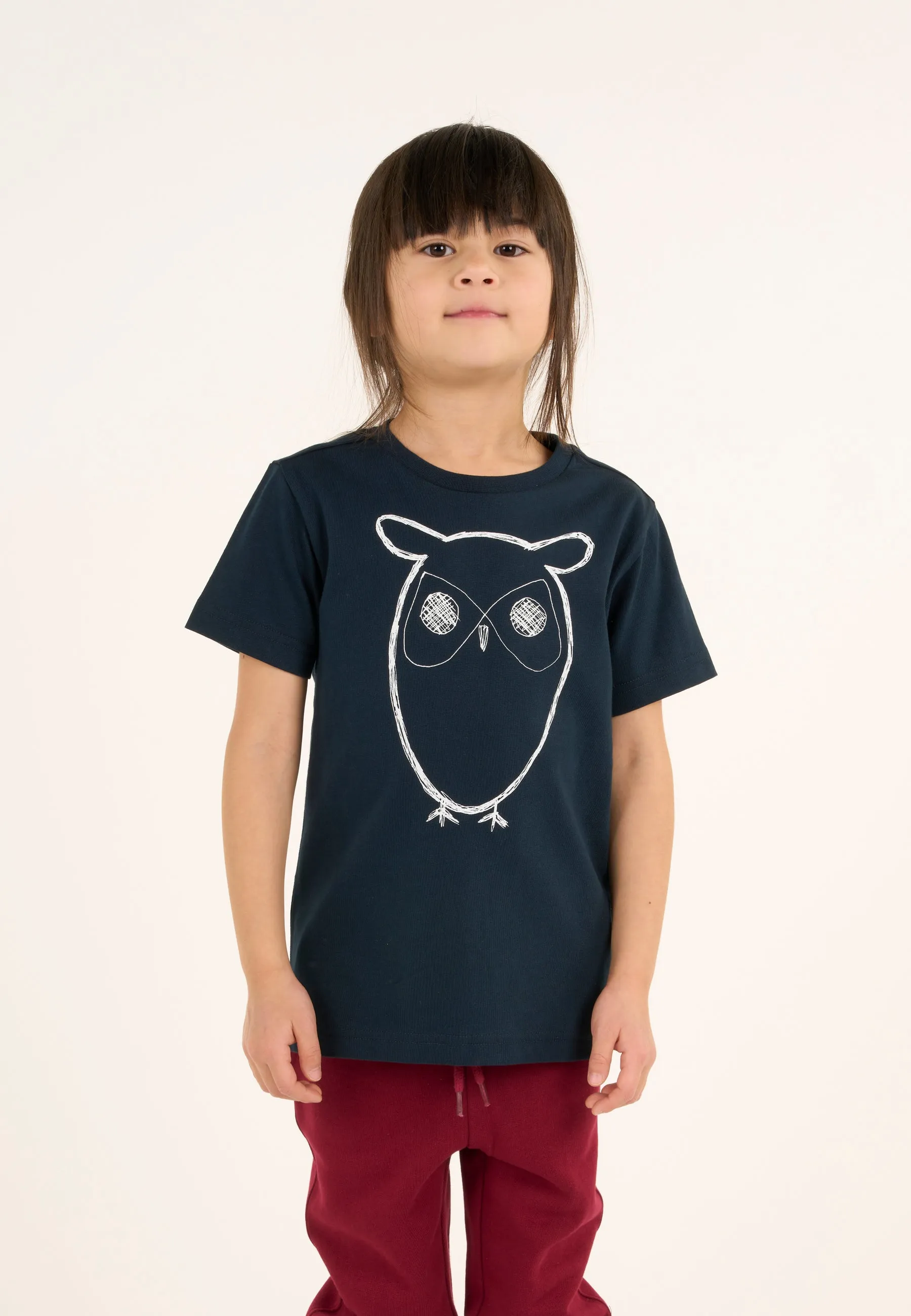 Owl t-shirt - Total Eclipse Knowledge Cotton