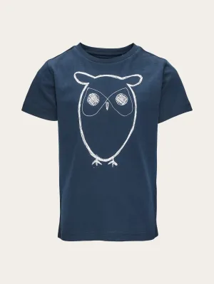 Owl t-shirt - Total Eclipse Knowledge Cotton
