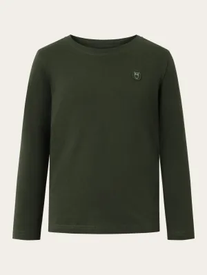 Regular fit badge long sleeved - Forrest Night Knowledge Cotton