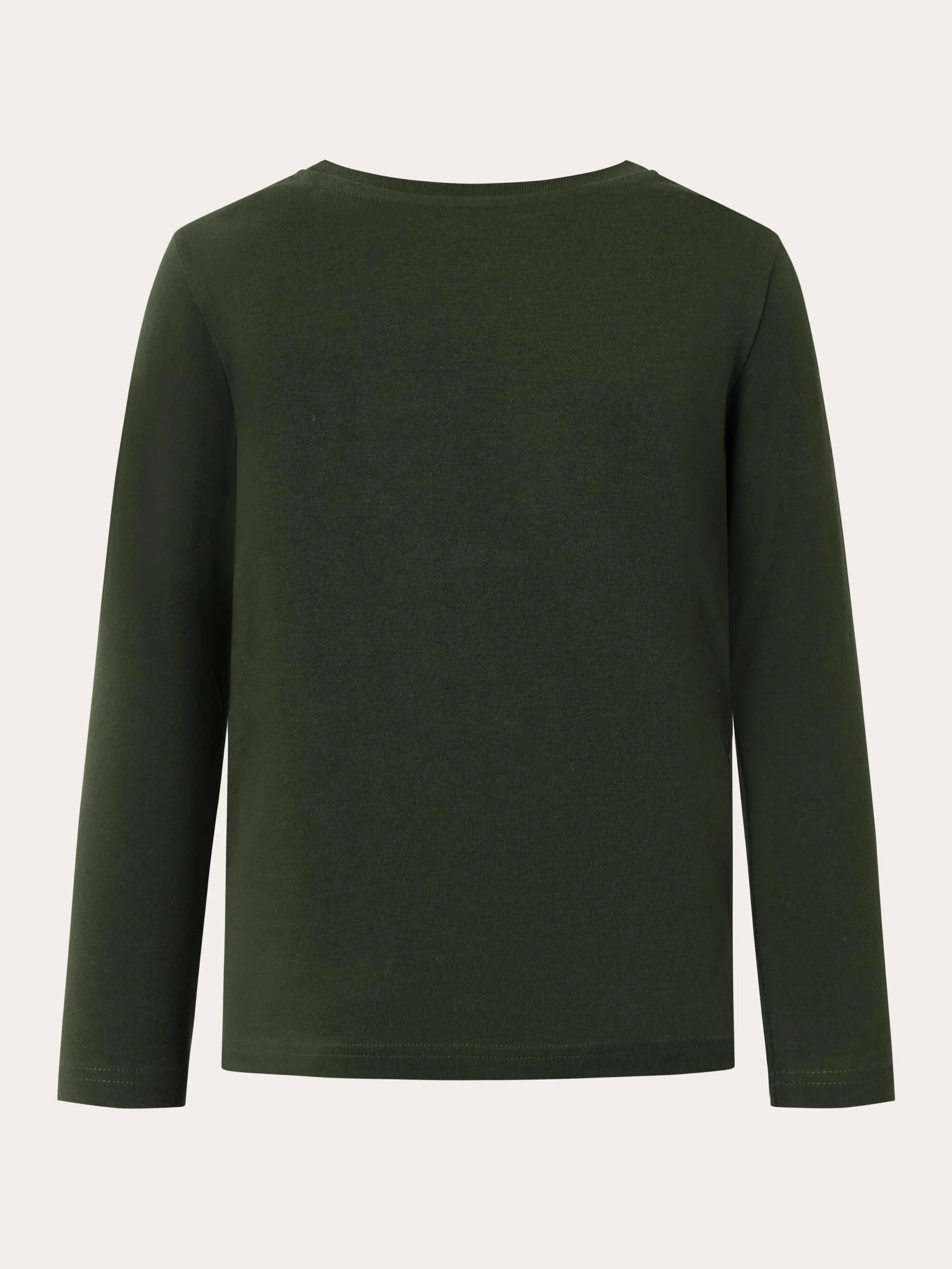 Regular fit badge long sleeved - Forrest Night Knowledge Cotton
